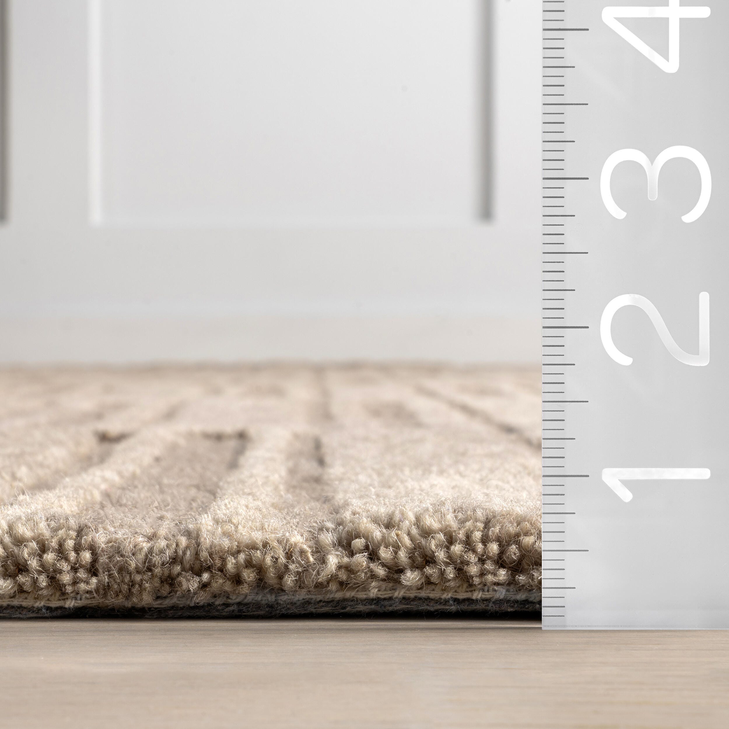 Nuloom Starke 5' x 8' Area Rug, Beige, large