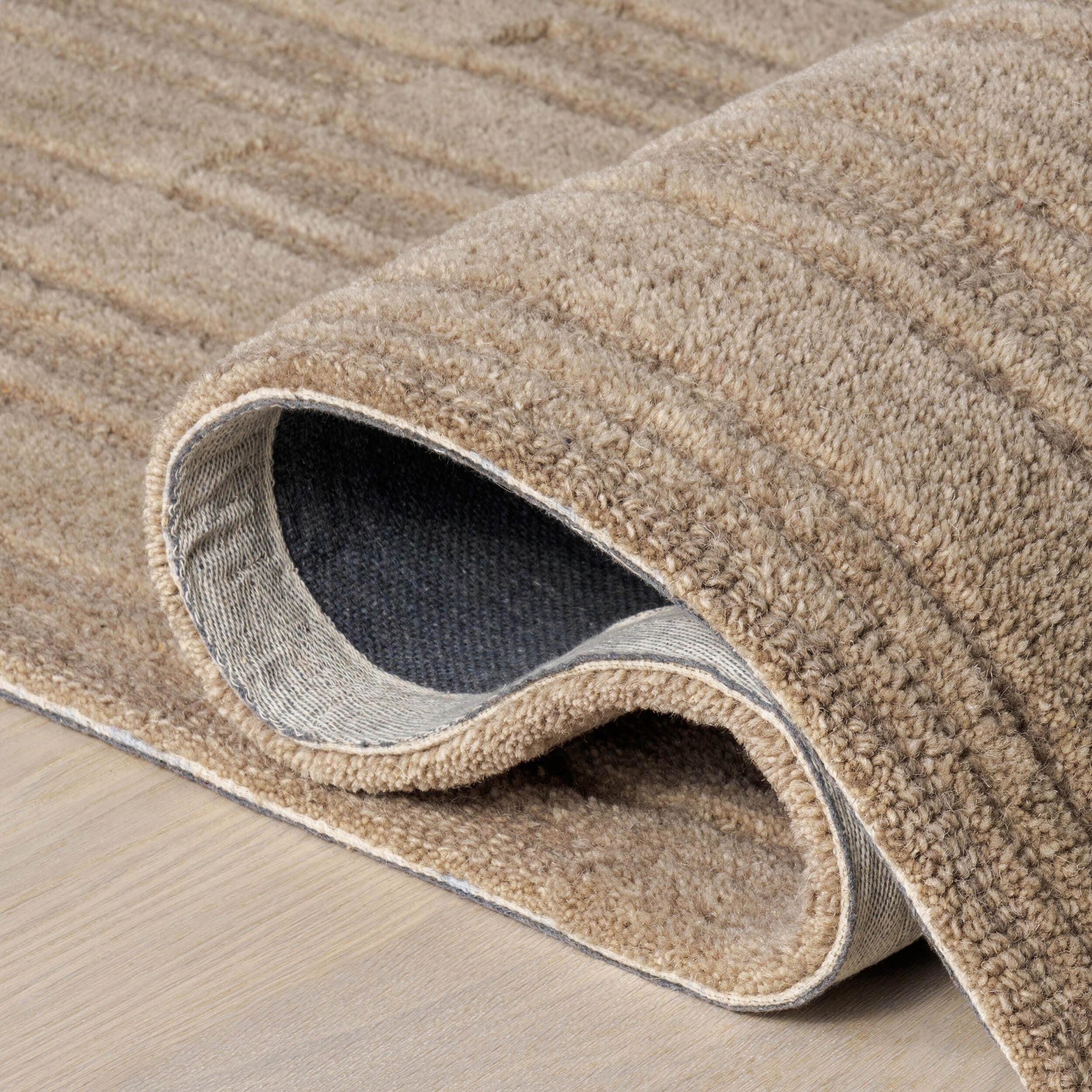 Nuloom Starke 9' x 12' Area Rug, Beige, large