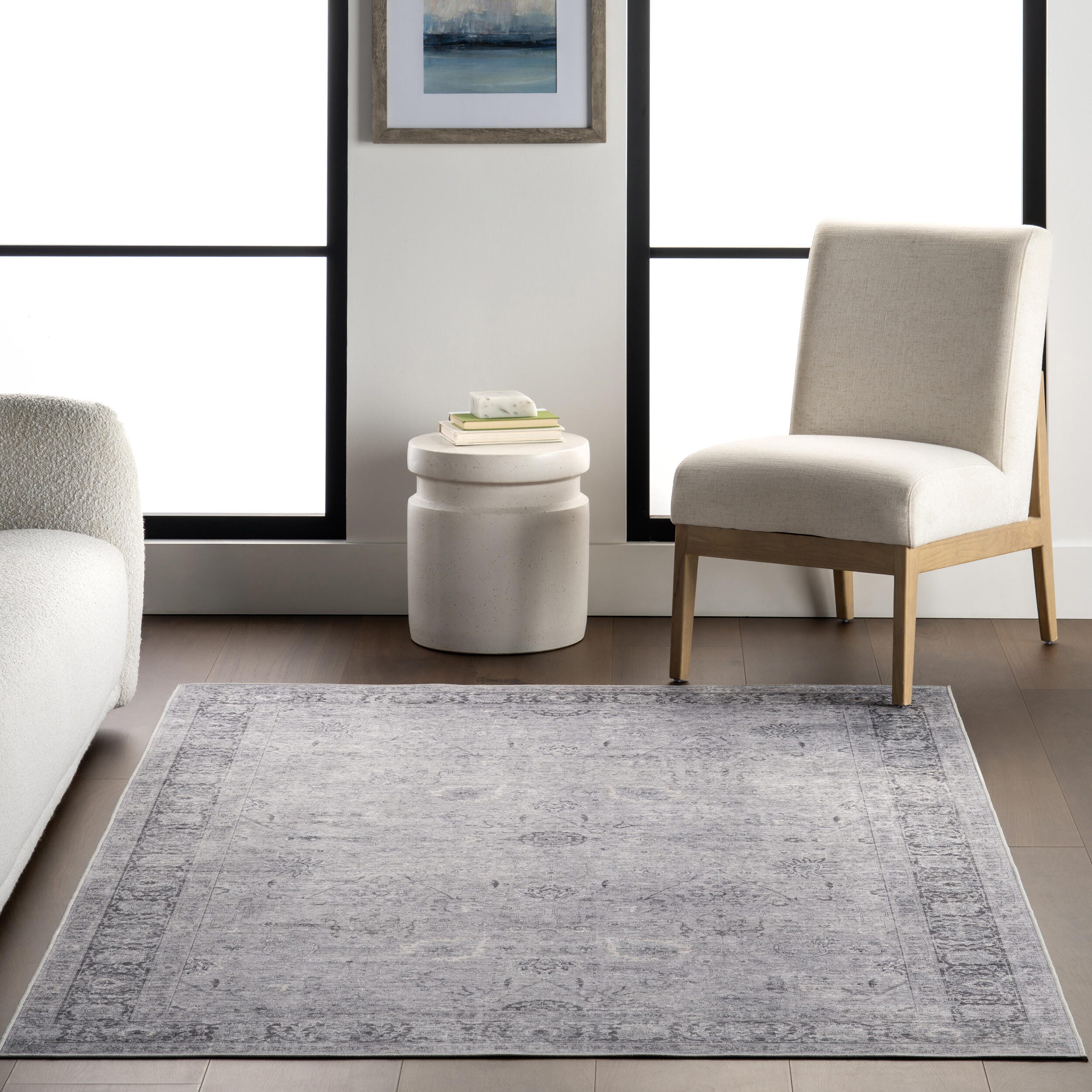 Nuloom Bayberry 8' x 10' Area Rug, Light Gray, large