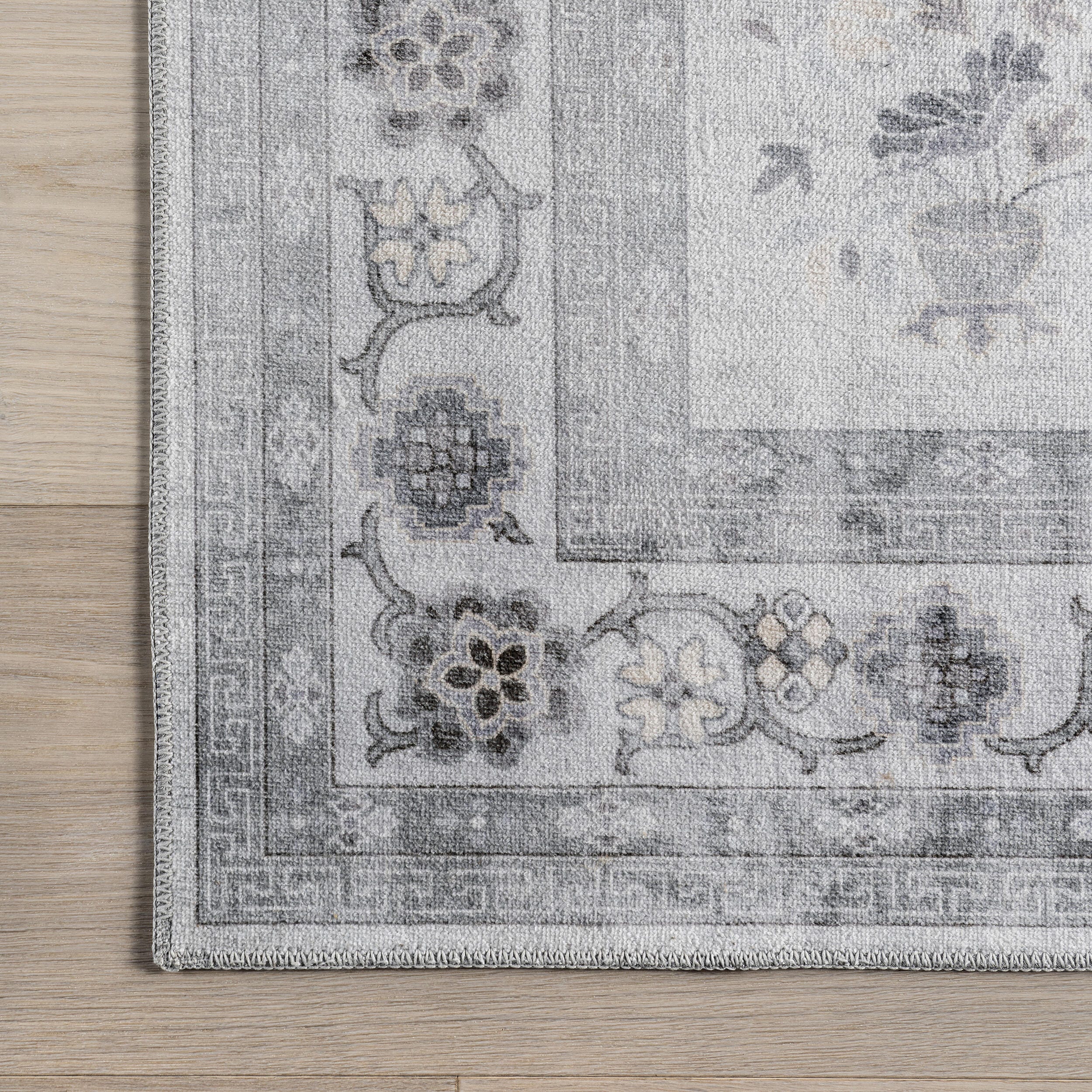 Nuloom Dayflower 10' x 13' Area Rug, Light Gray, large