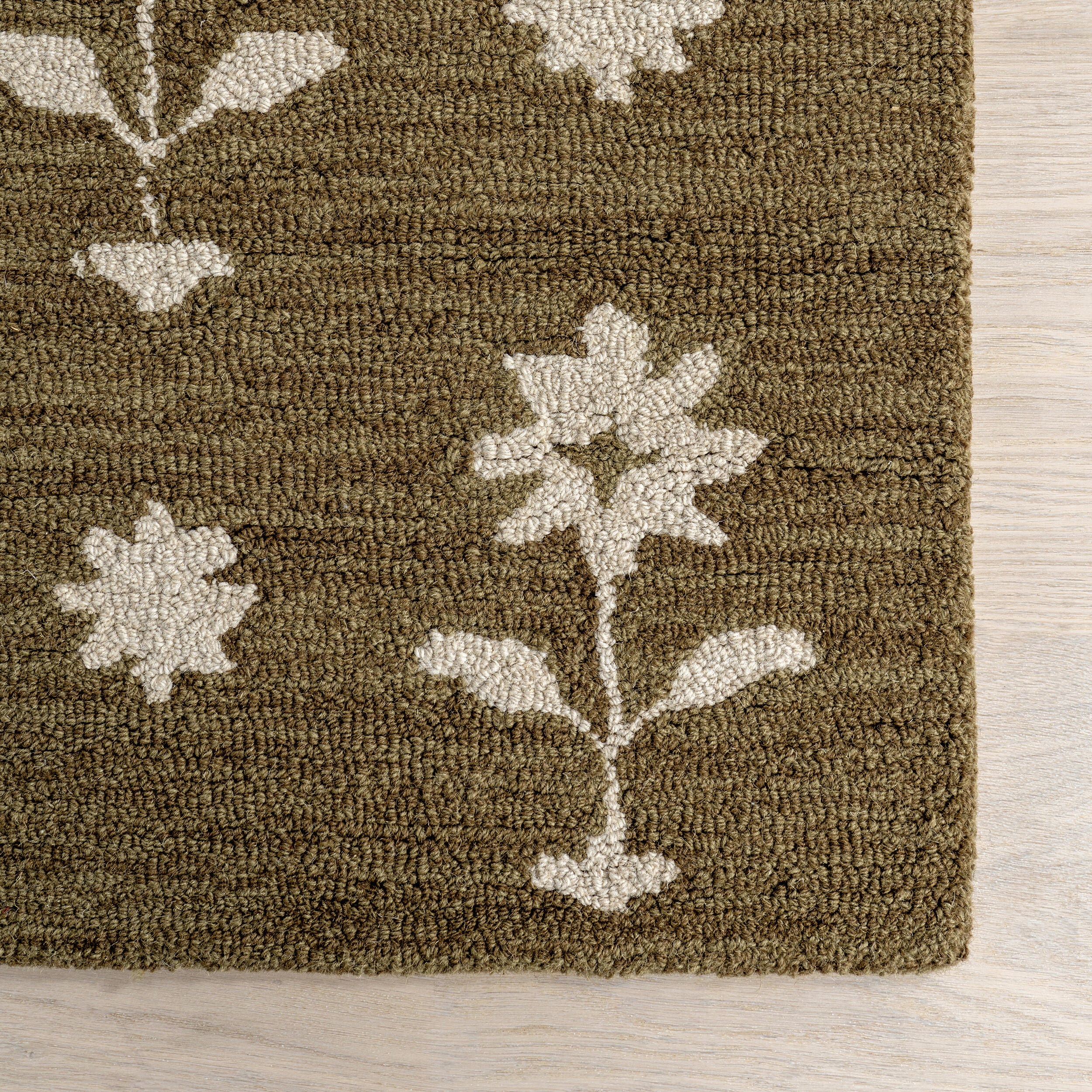 Nuloom Ella 3' x 5' Area Rug, Olive Green, large