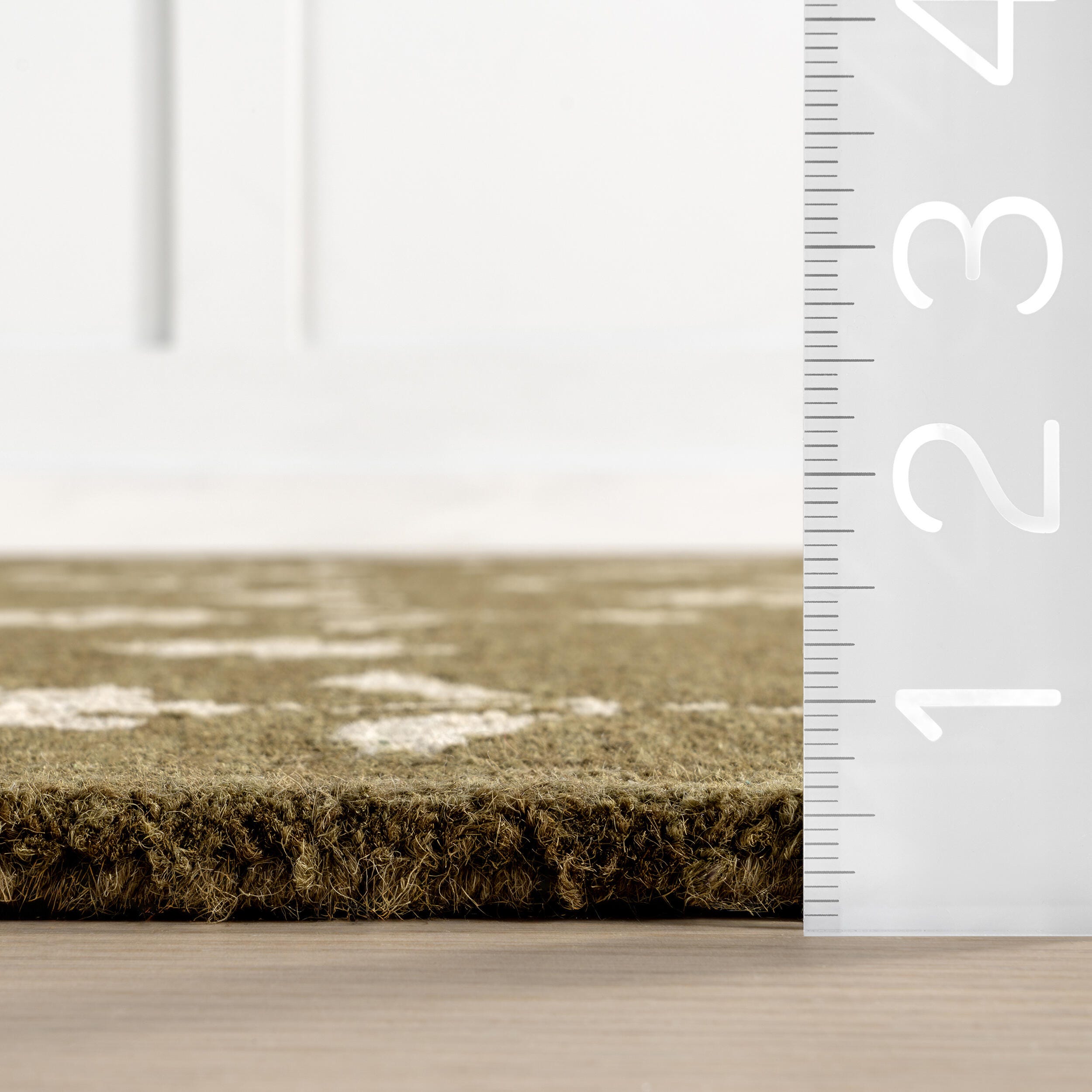 Nuloom Ella 4' x 6' Area Rug, Olive Green, large