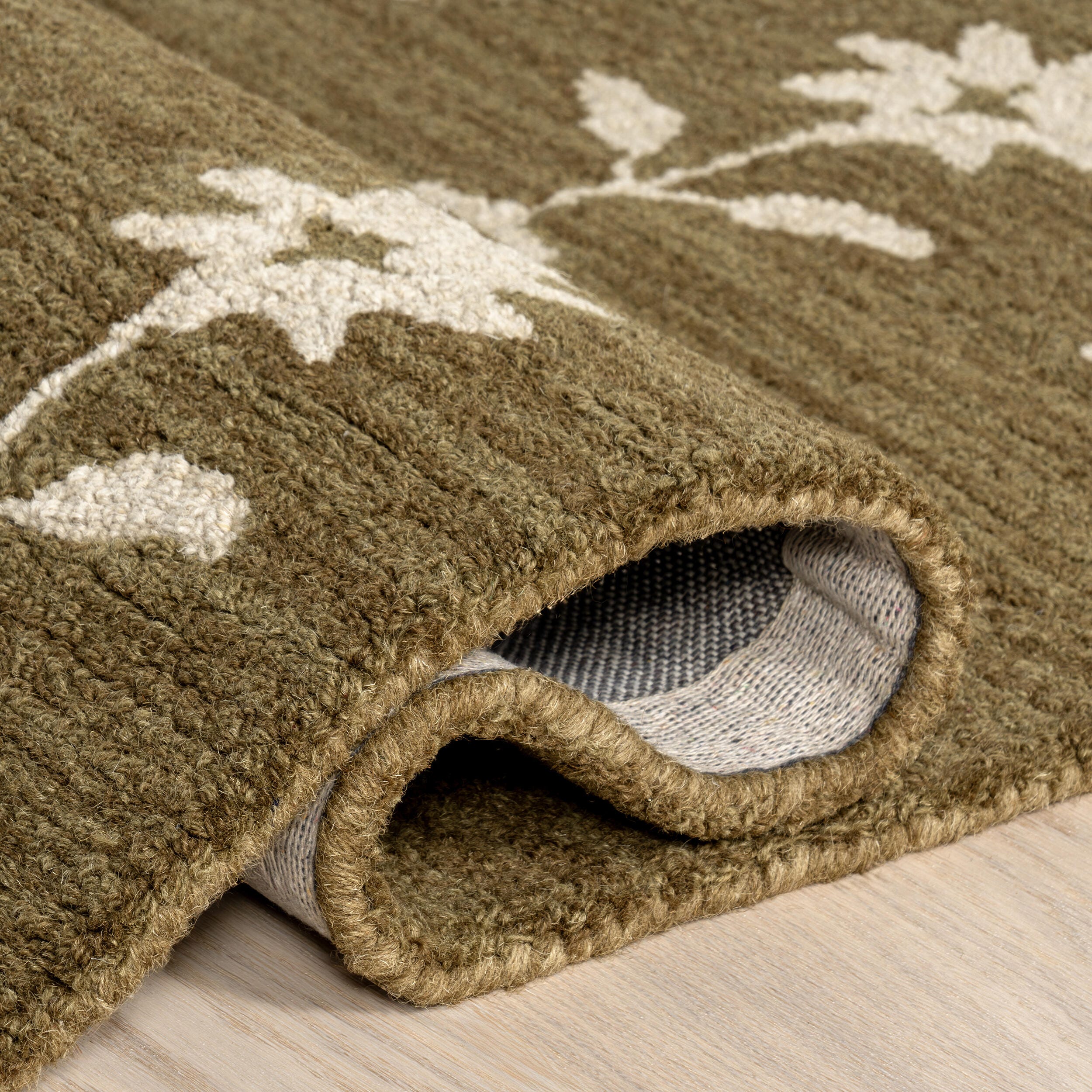 Nuloom Ella 8' x 10' Area Rug, Olive Green, large