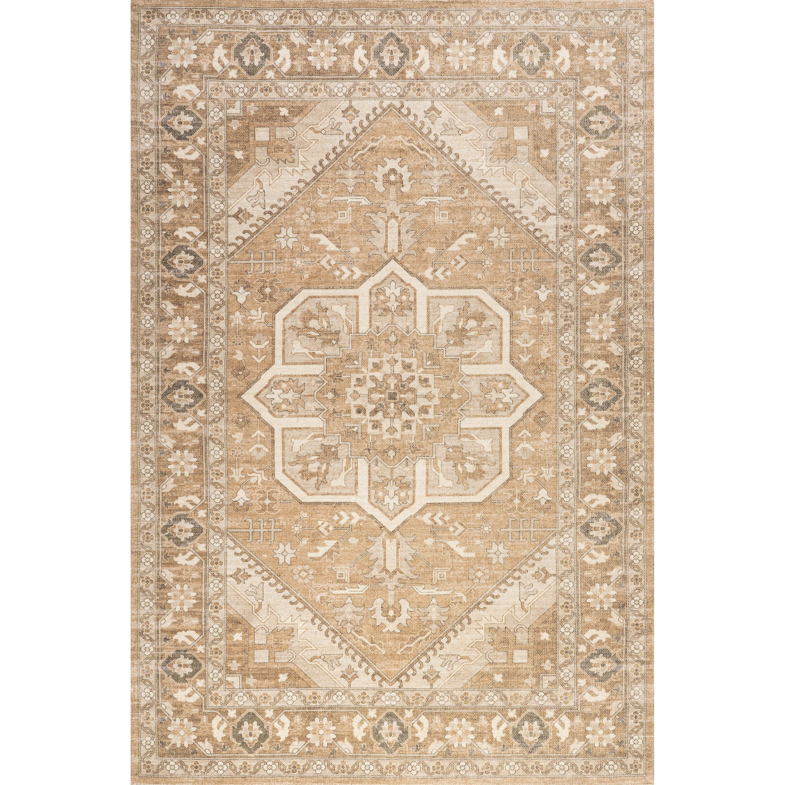 Nuloom Evermore 4' x 6' Area Rug, Brown, large