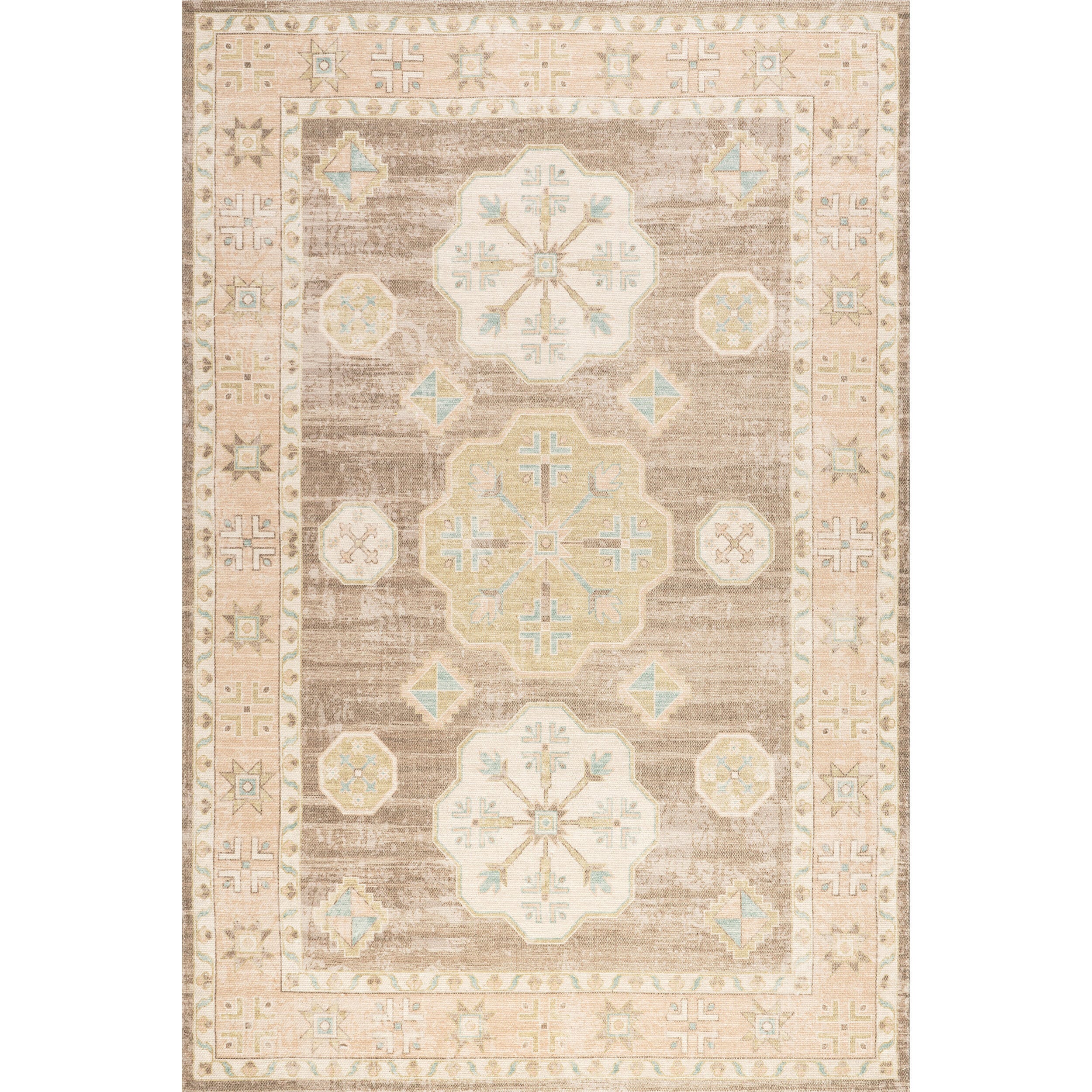 Nuloom Fawn 6' x 9' Area Rug, Brown, large