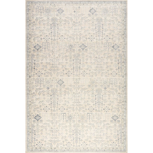 Nuloom Flora 6' x 9' Area Rug, Slate Blue