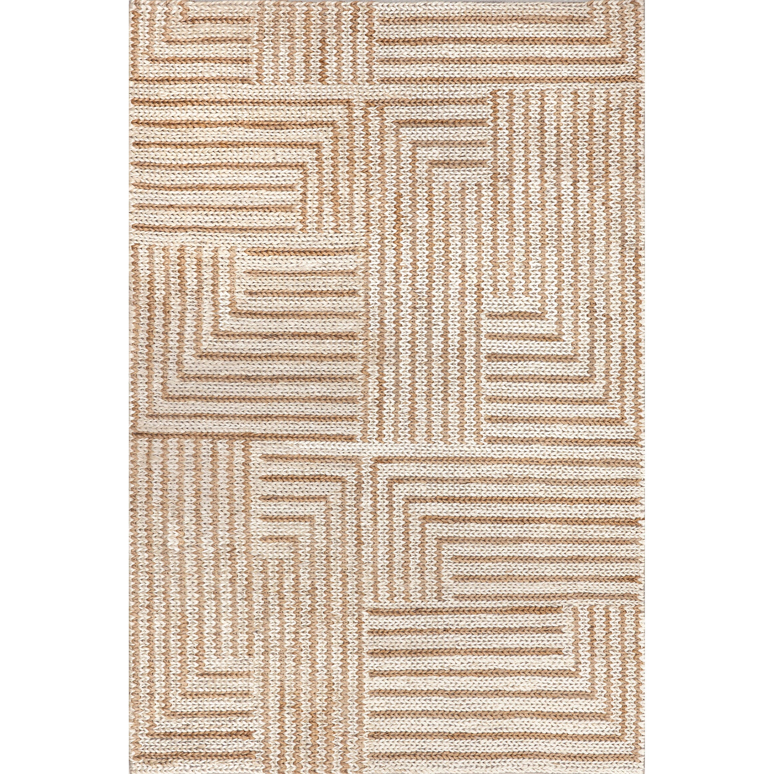 Nuloom Grassland 10' x 14' Area Rug, Ivory, large