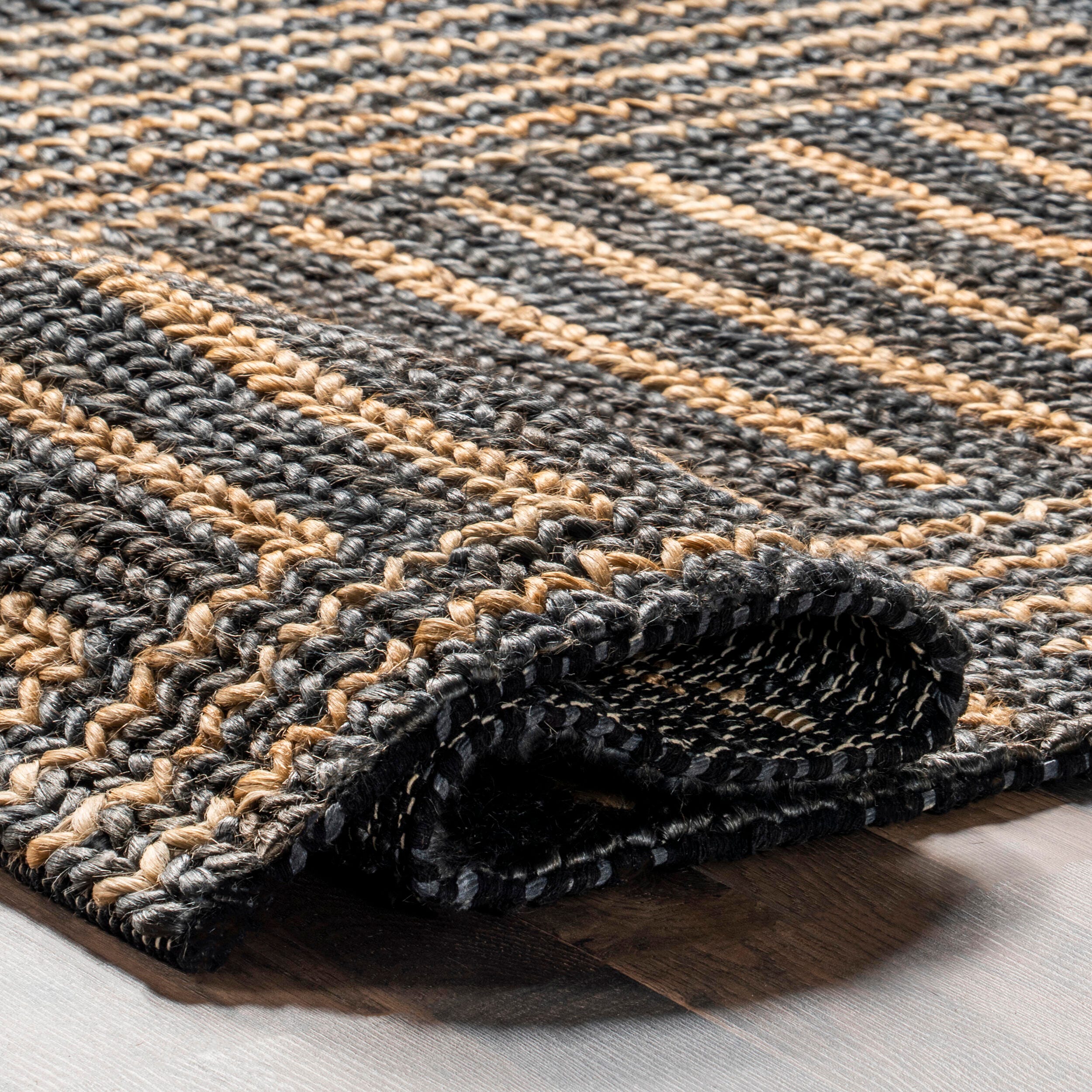 Nuloom Grassland 10' x 14' Area Rug, Black, large