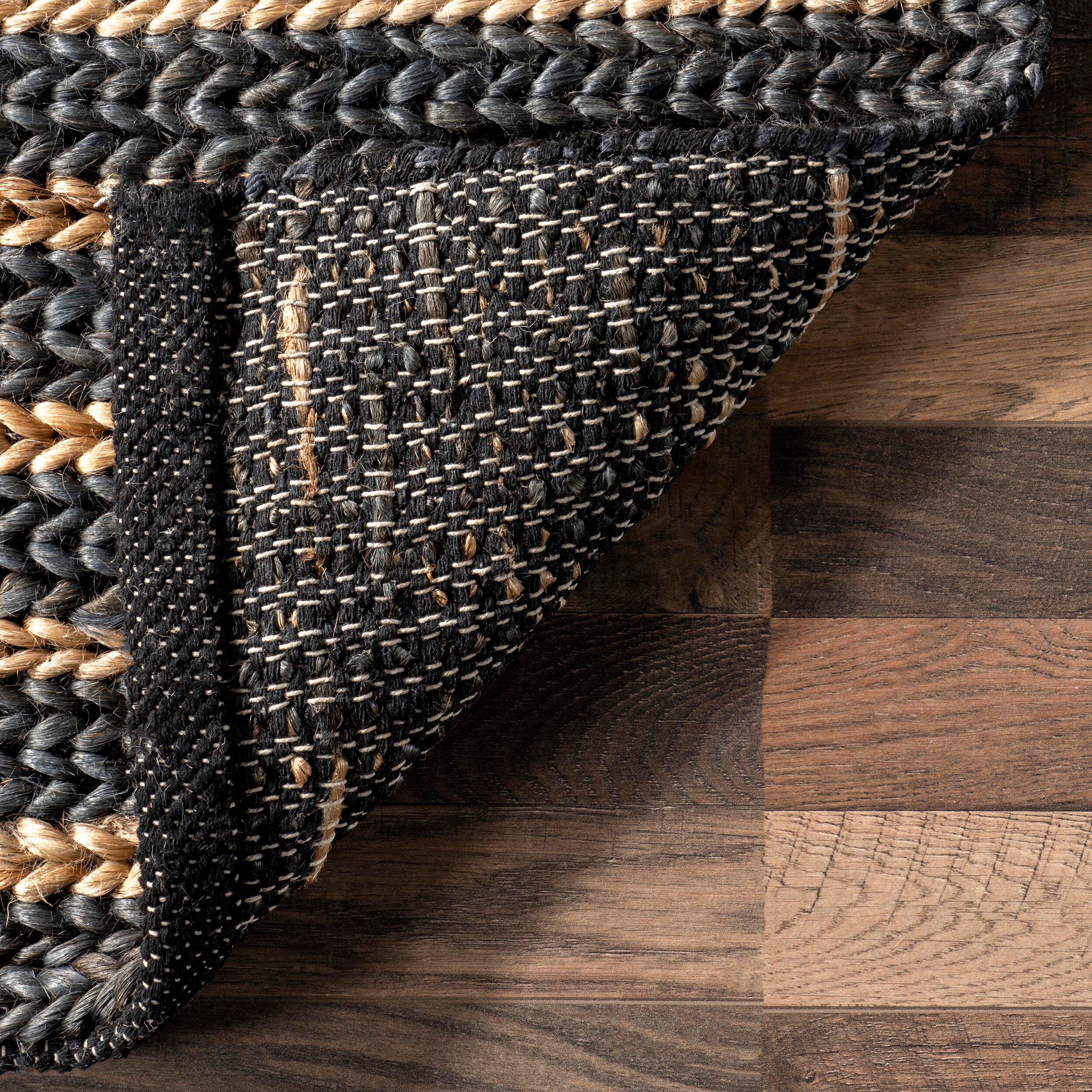 Nuloom Grassland 10' x 14' Area Rug, Black, large