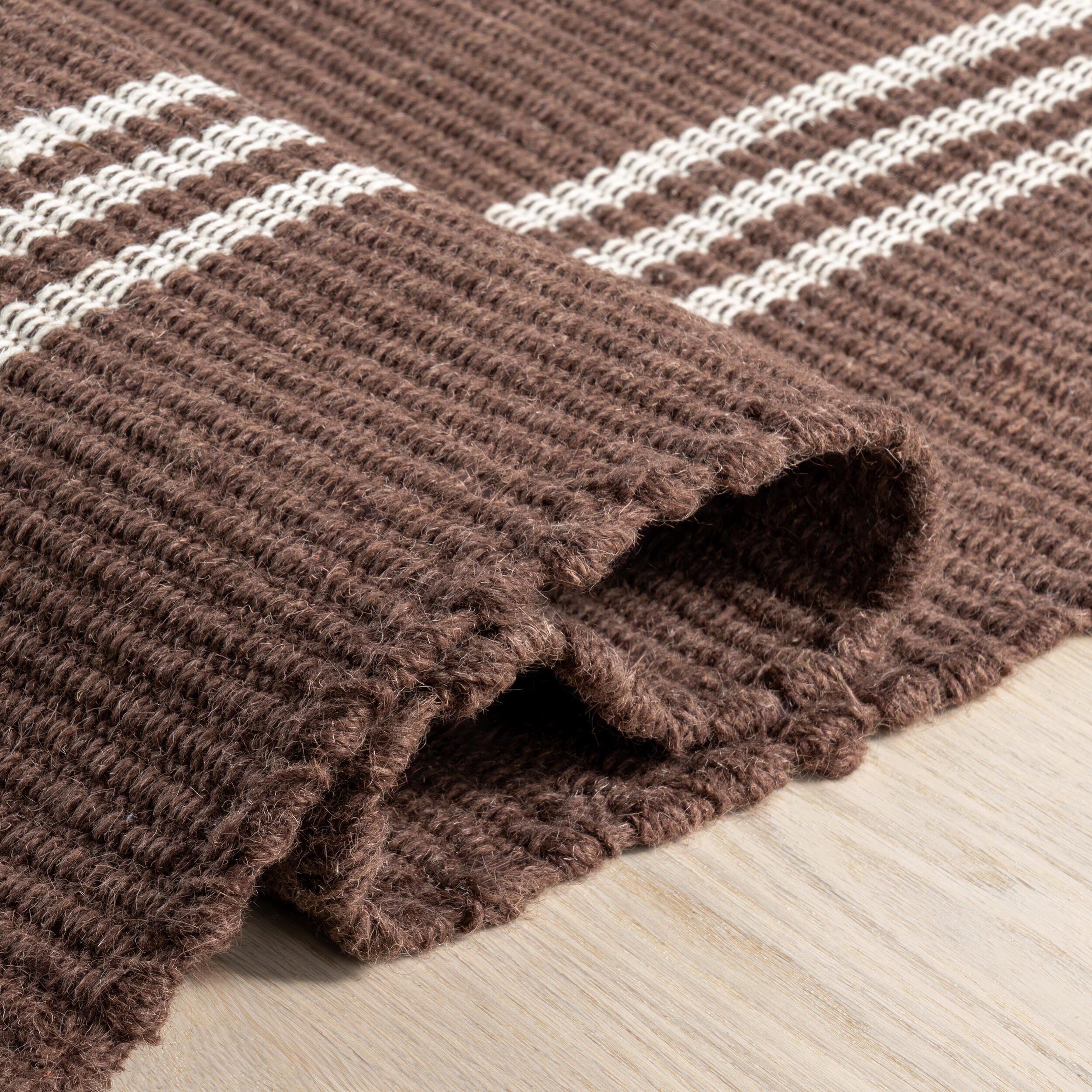 Nuloom Hawthorn 3' x 8' Runner Rug, Dark Brown, large
