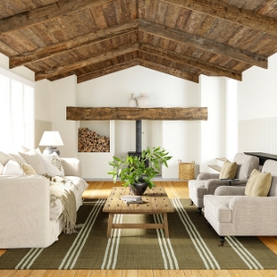 Nuloom Hawthorn 4' x 6' Area Rug, Olive Green, rollover