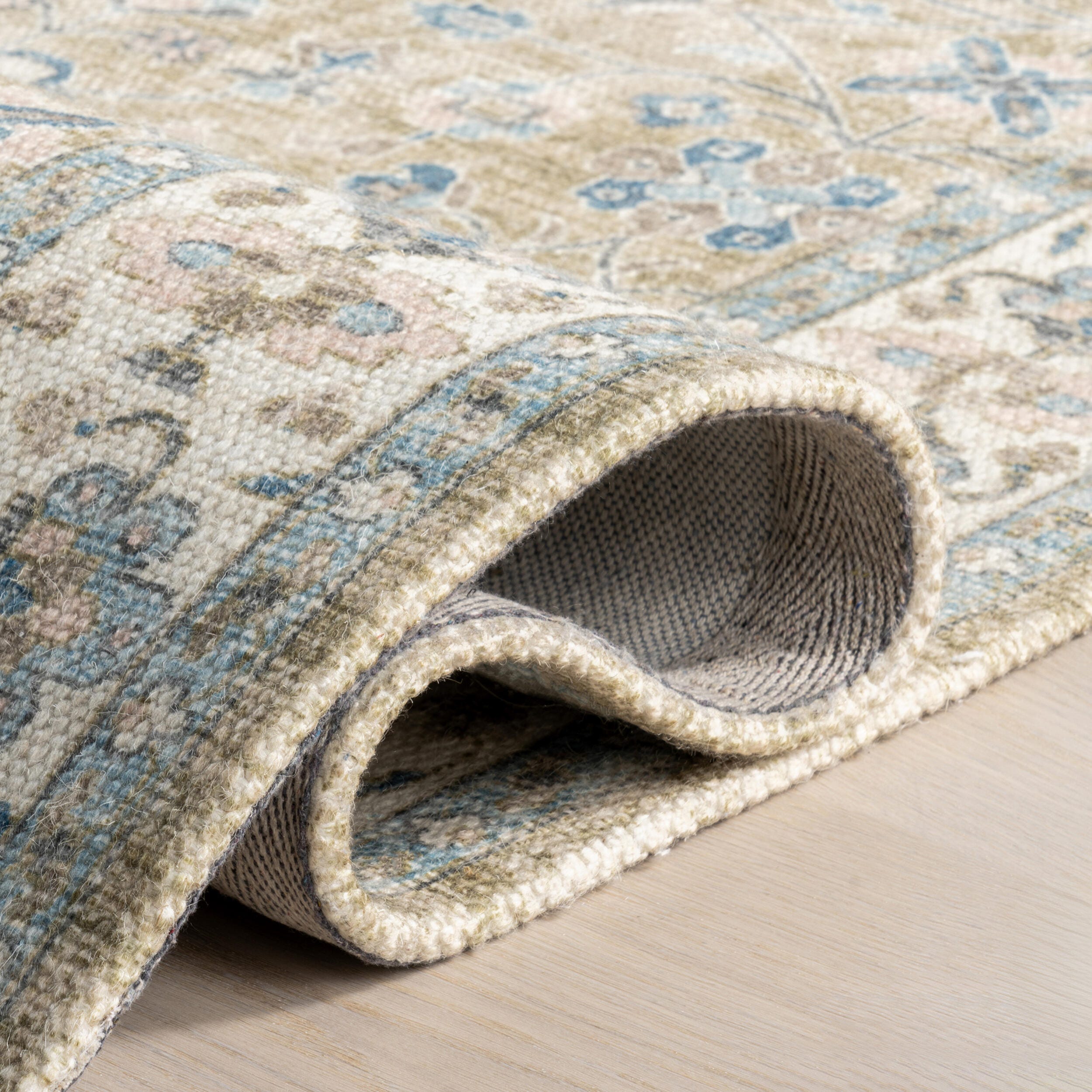 Nuloom Mariel 4' x 6' Area Rug, Blue, large
