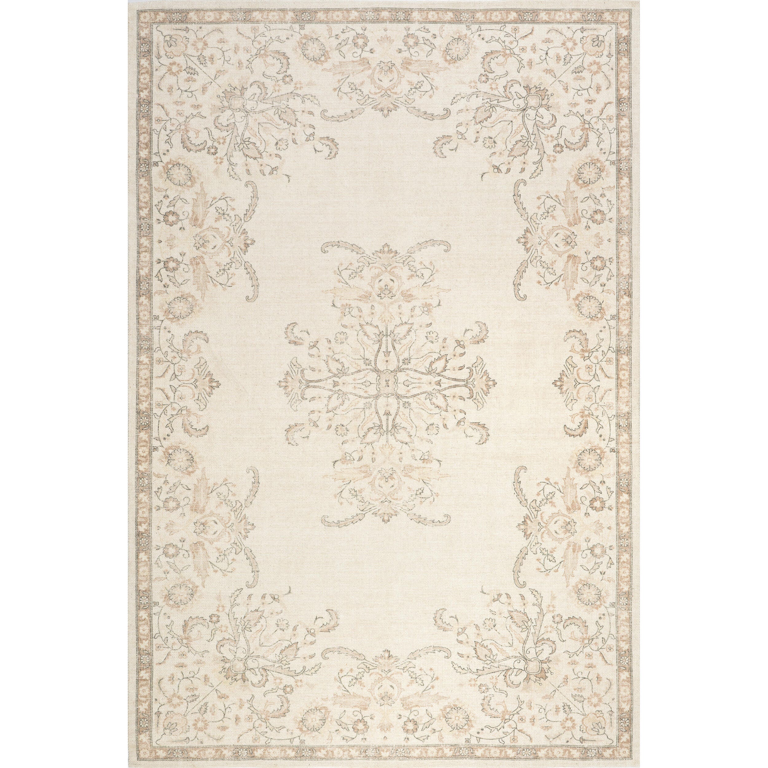 Nuloom Princesa 4' x 6' Area Rug, Beige, large