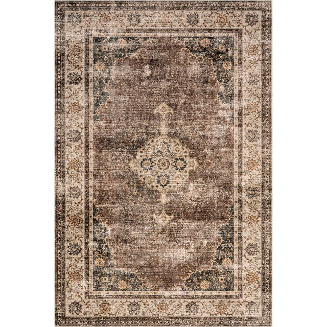 Nuloom Rosewood 10' x 14' Area Rug, Dark Brown