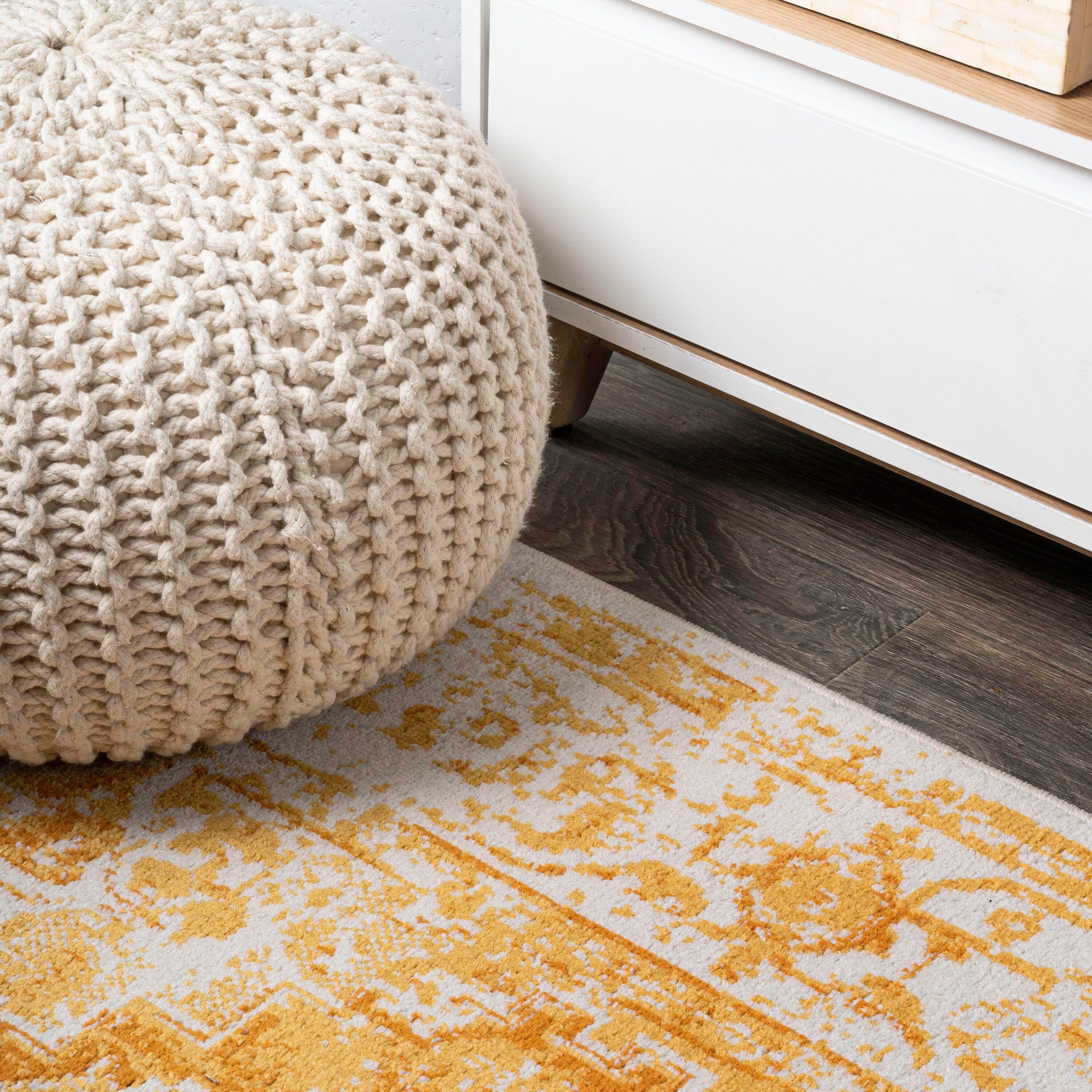 JONATHAN Y Audrey 8' x 10' Area Rug, Orange, large