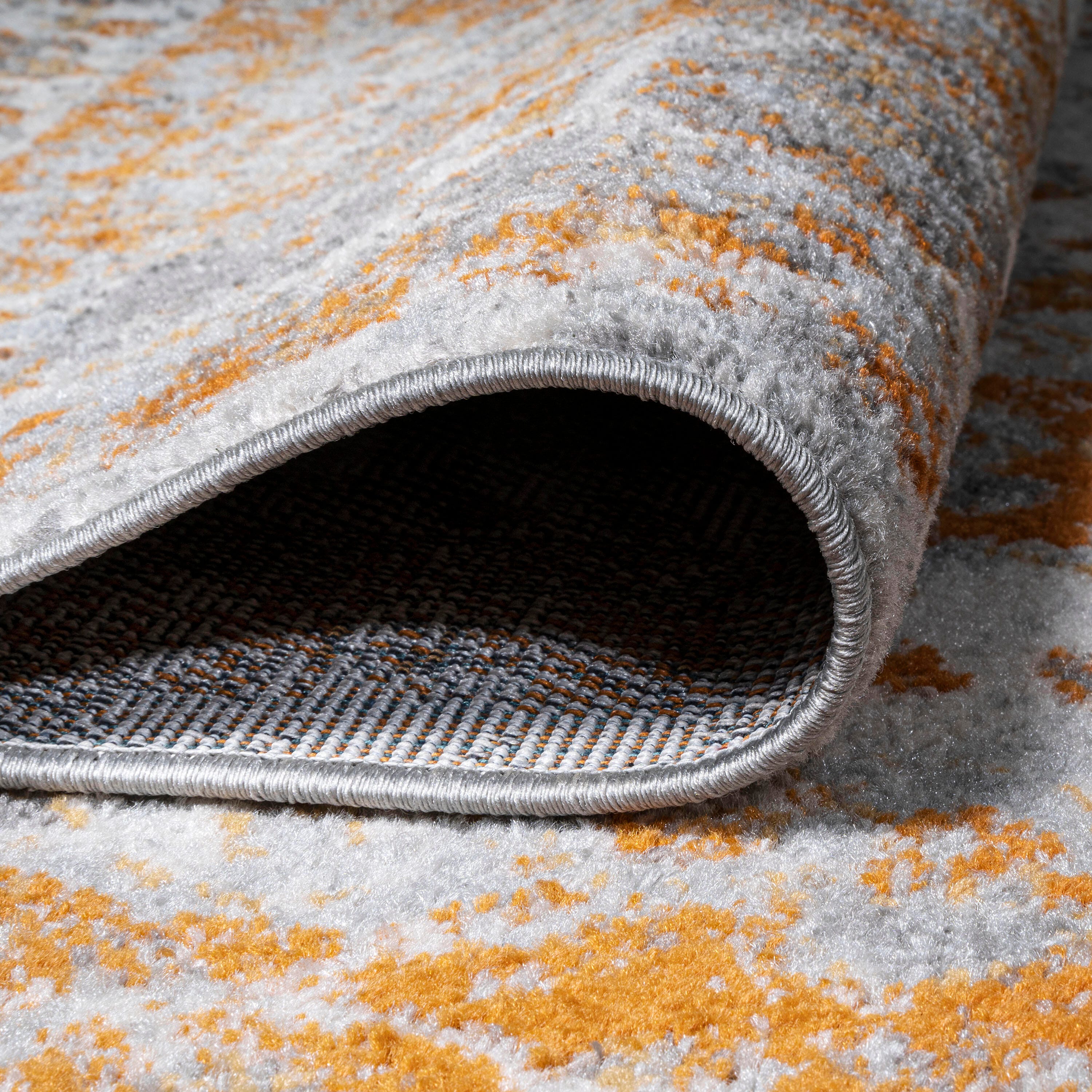 JONATHAN Y Indhira Ornate 8' x 10' Area Rug, Orange, large