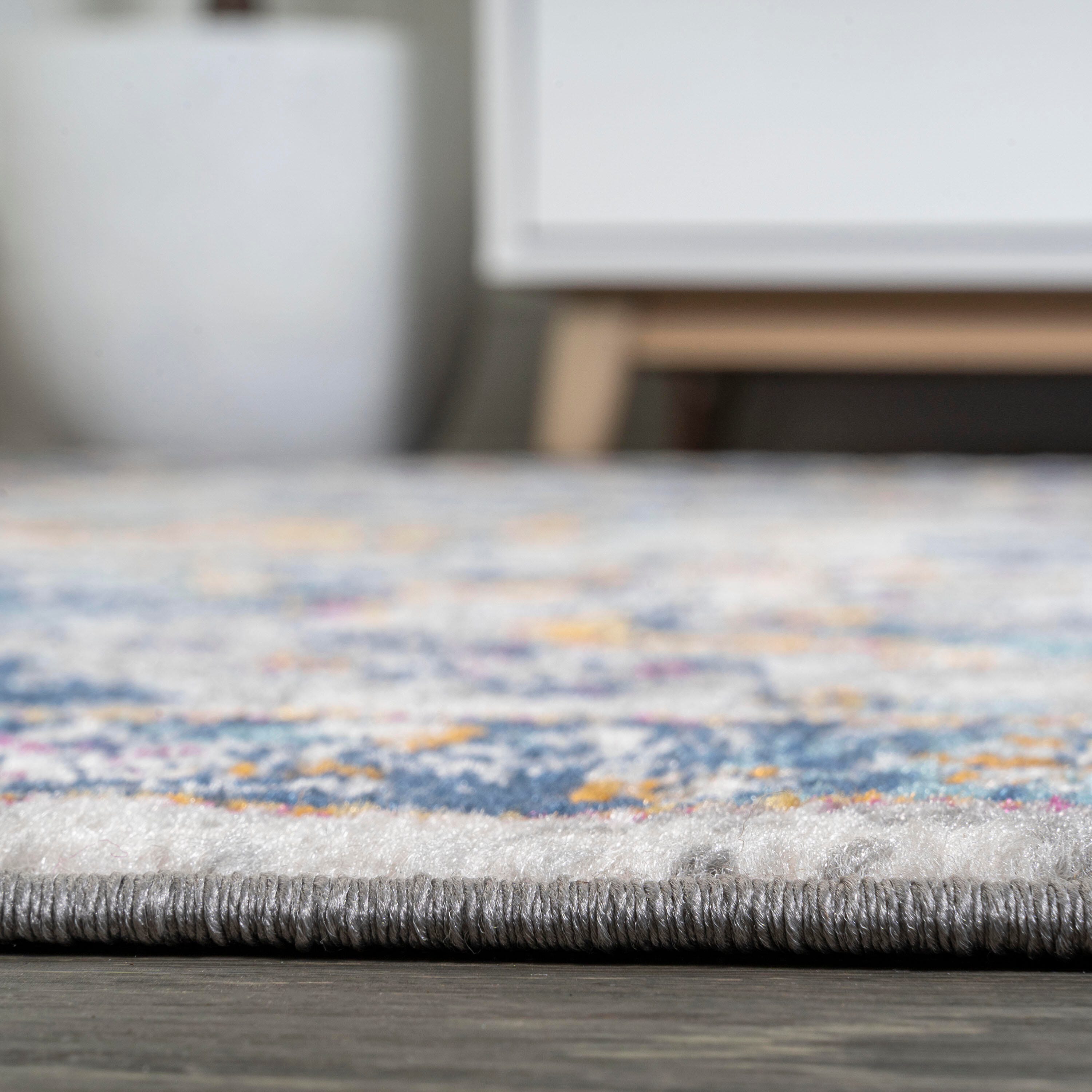 JONATHAN Y Izil 5' x 8' Area Rug, Blue, large