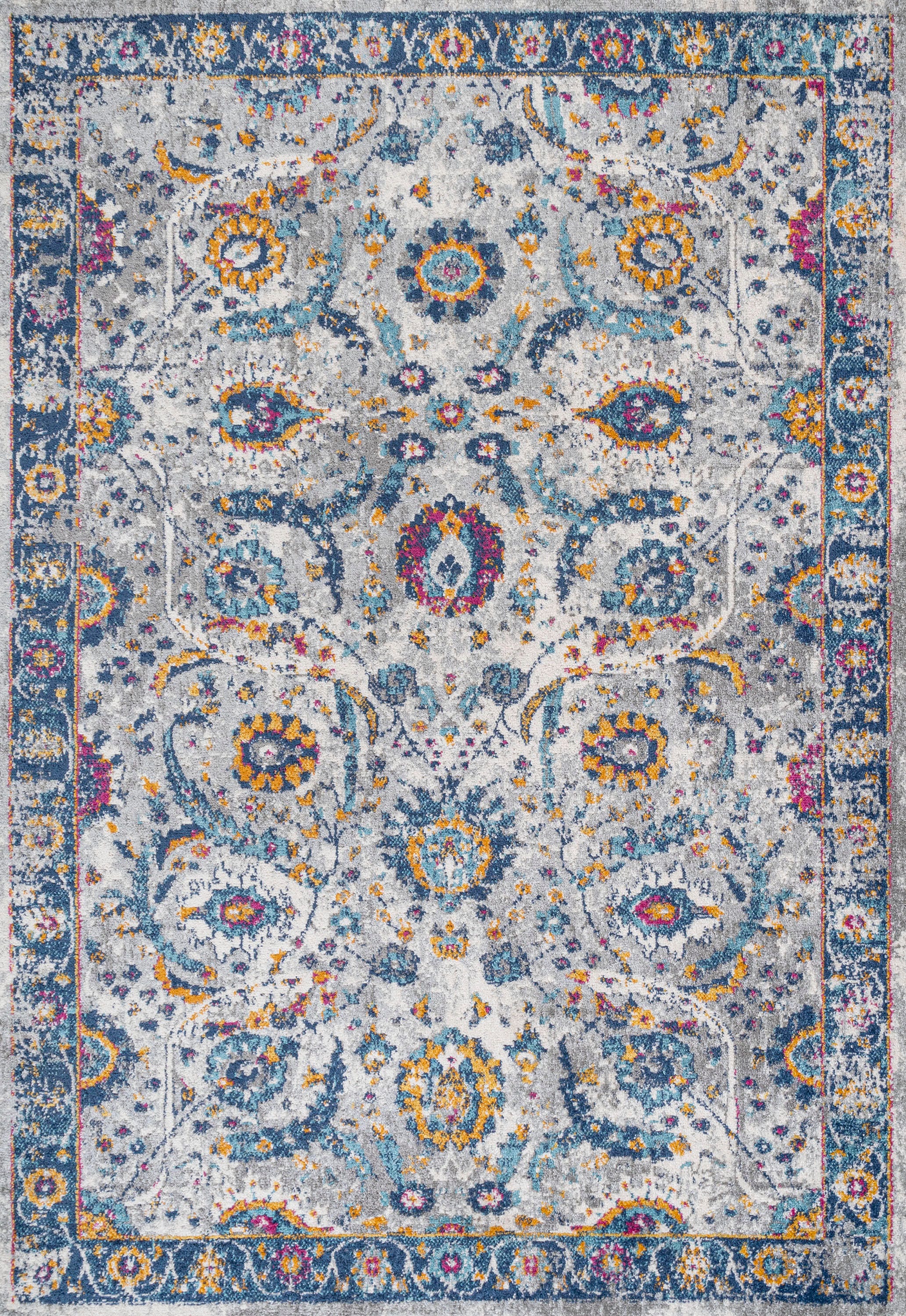 JONATHAN Y Izil 3' x 5' Area Rug, Blue, large