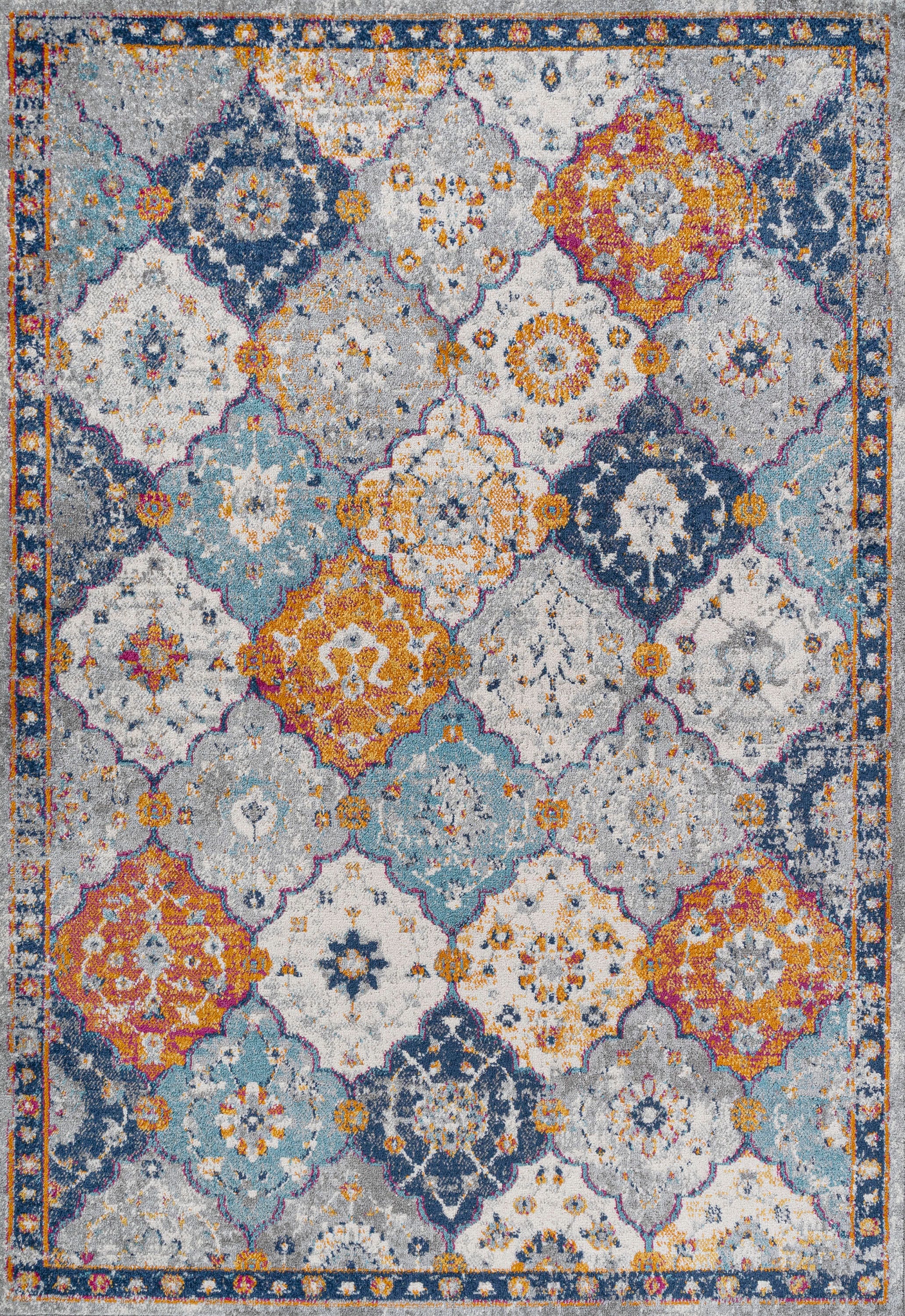JONATHAN Y Kirman 4' x 6' Area Rug, Multi, large