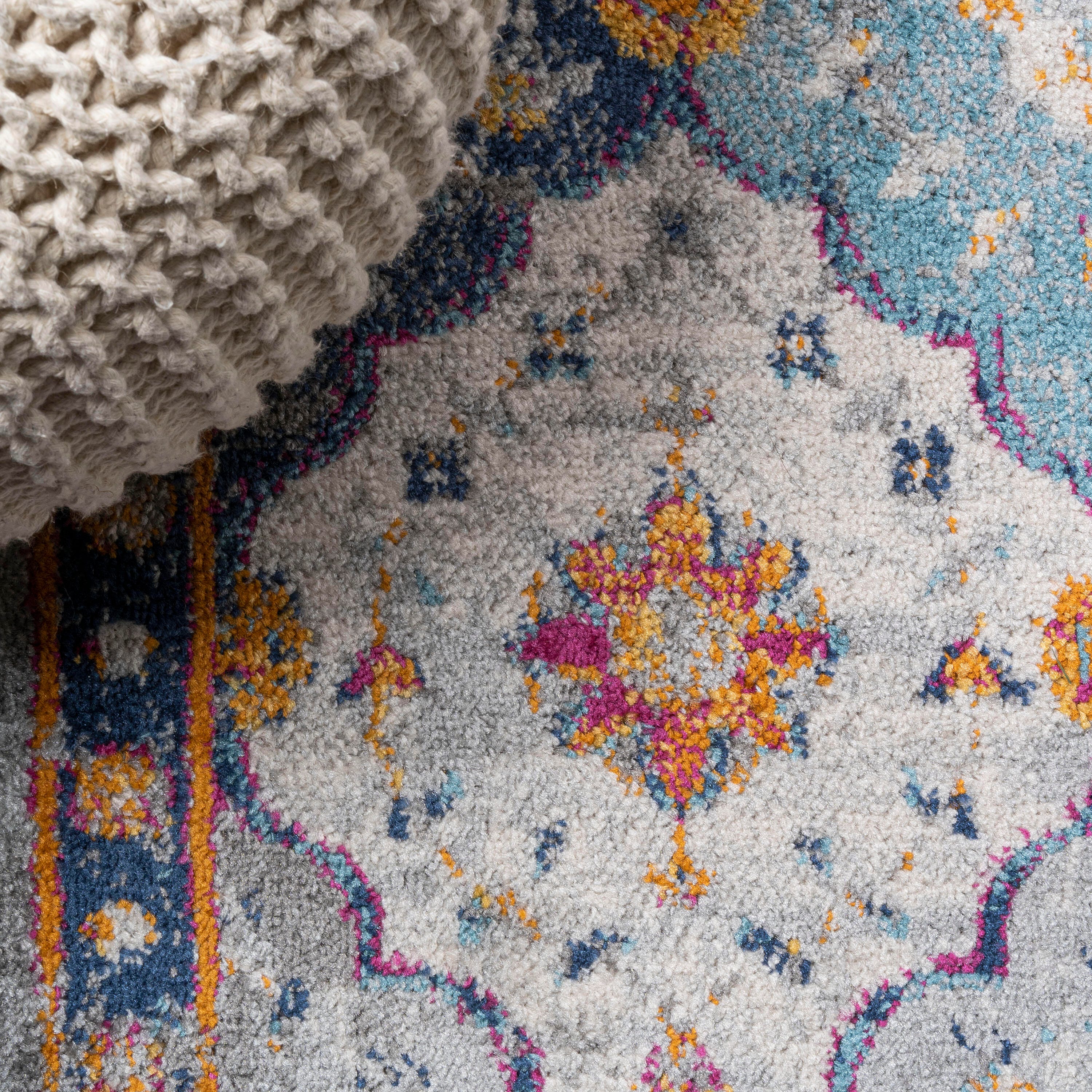JONATHAN Y Kirman 4' x 6' Area Rug, Multi, large