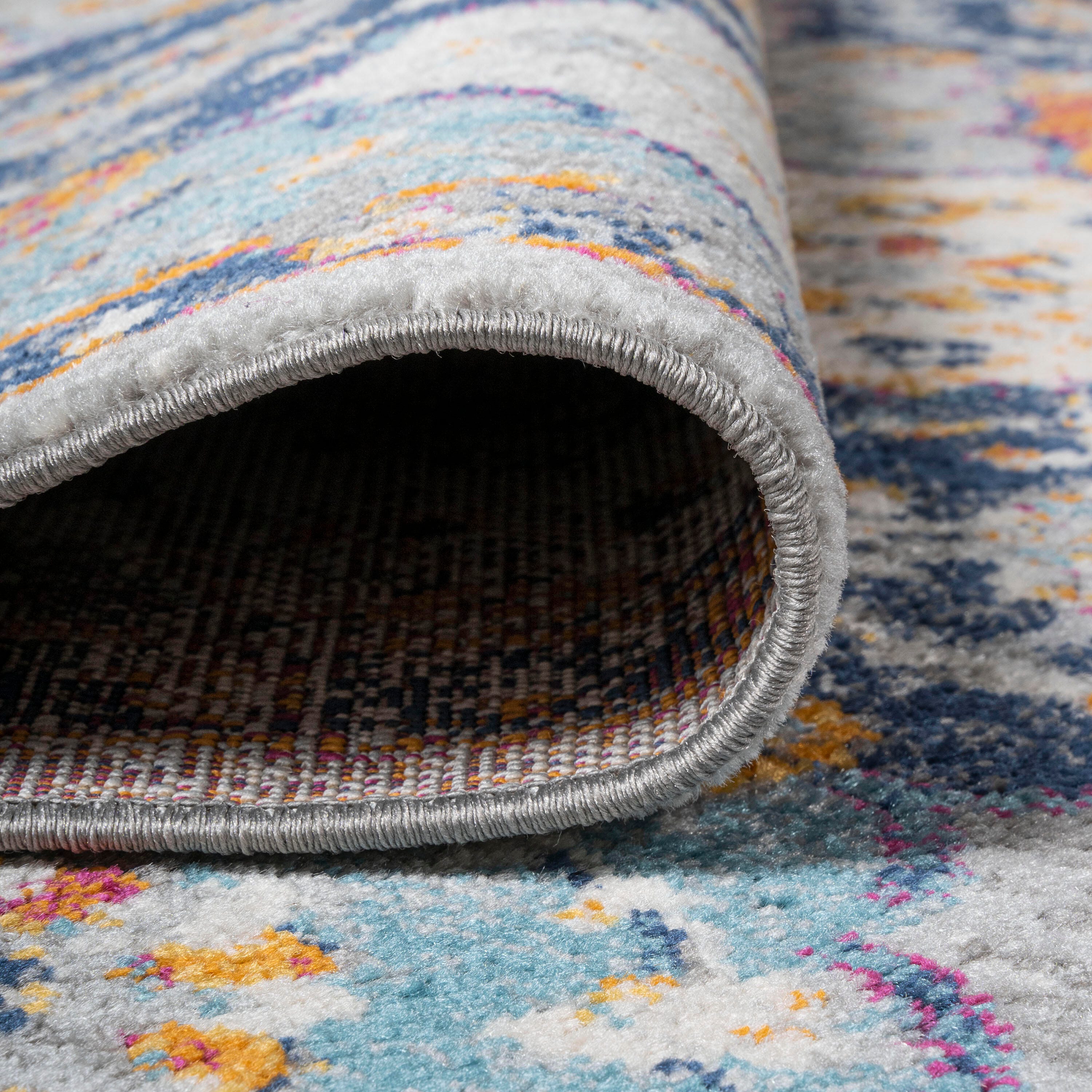 JONATHAN Y Kirman 2' x 8' Runner Rug, Multi, large