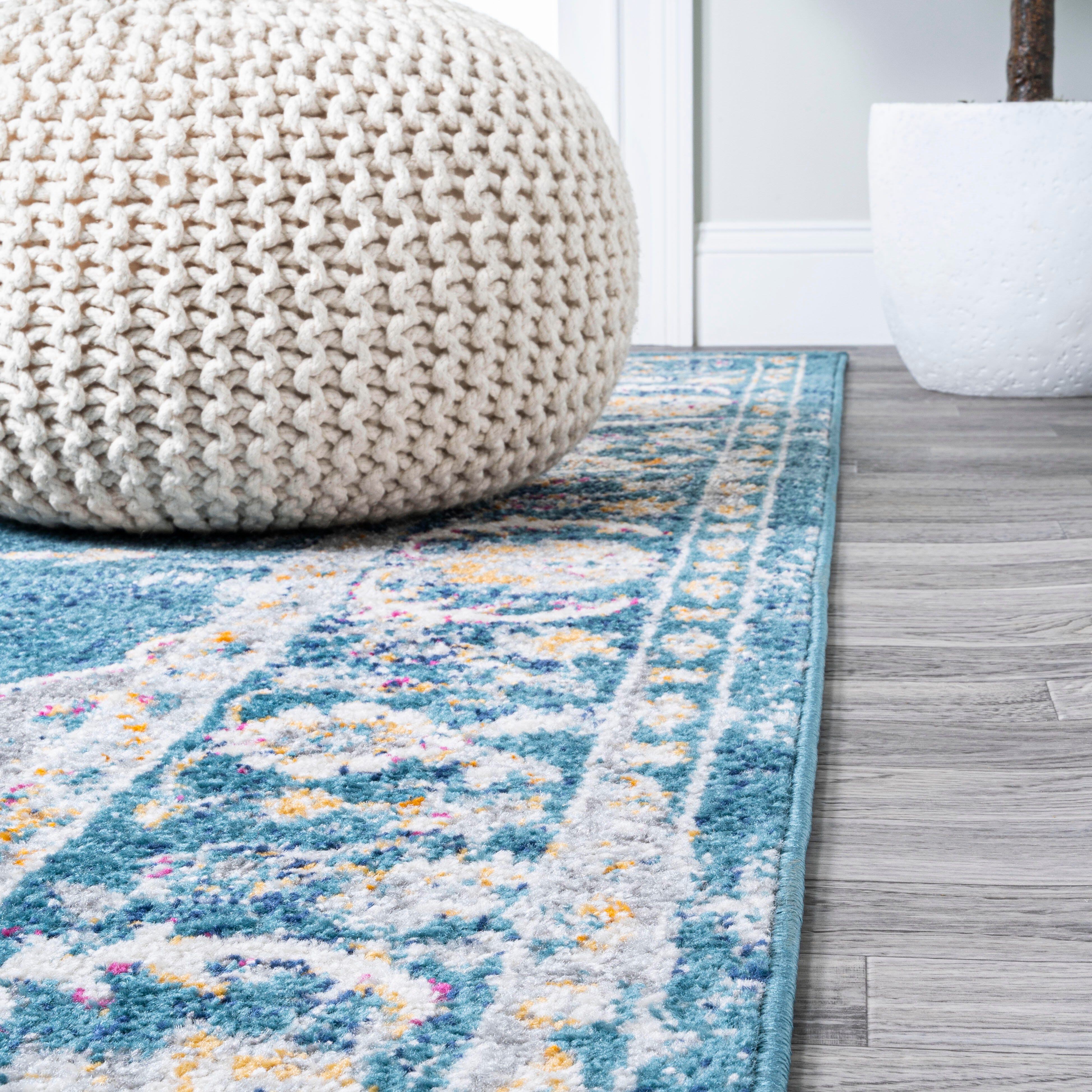 JONATHAN Y Zelda 4' x 6' Area Rug, Blue, large