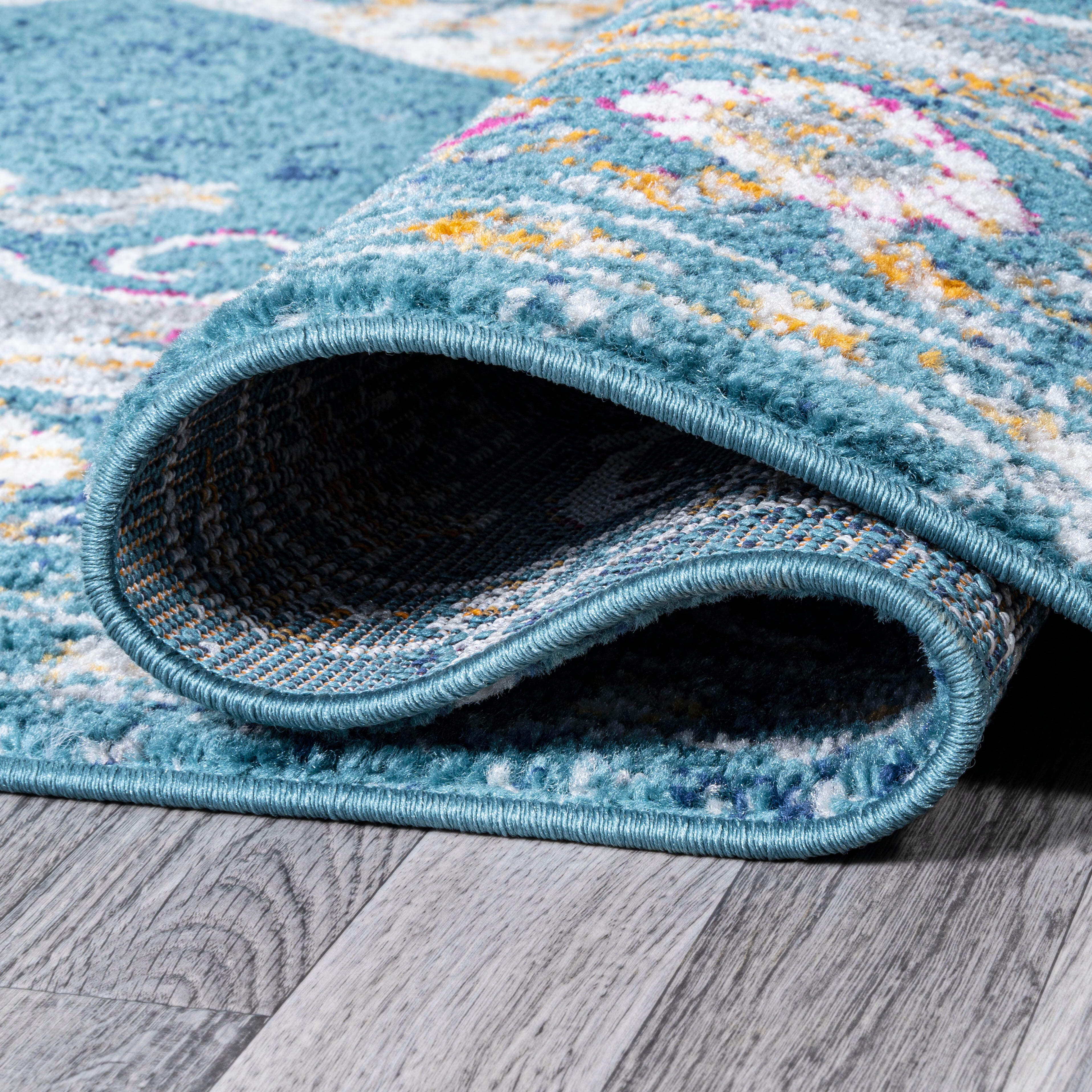 JONATHAN Y Zelda 3' x 5' Area Rug, Blue, large