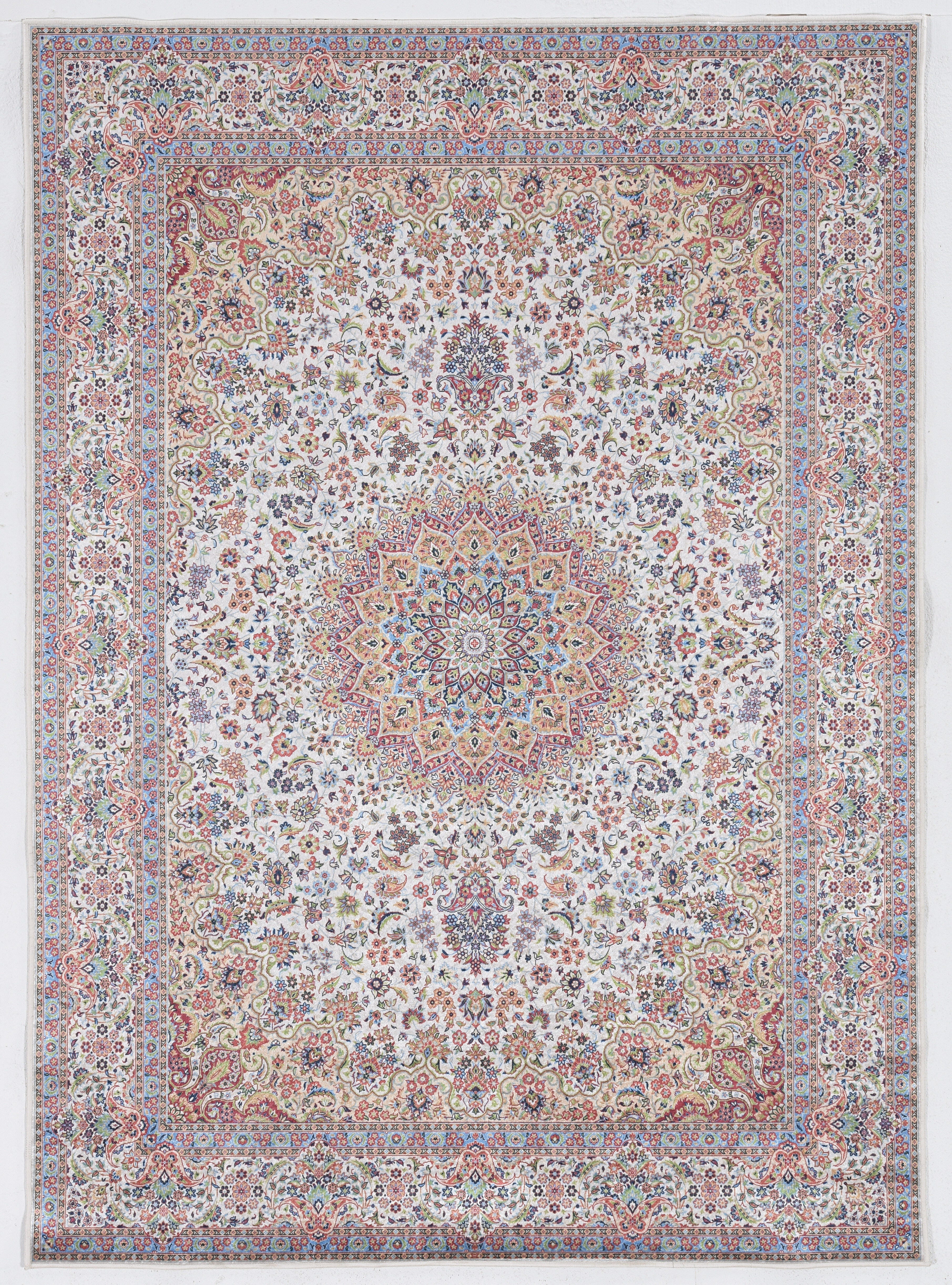 Linon Emerald Kramer 3'3" x 5' Area Rug, Ivory, large
