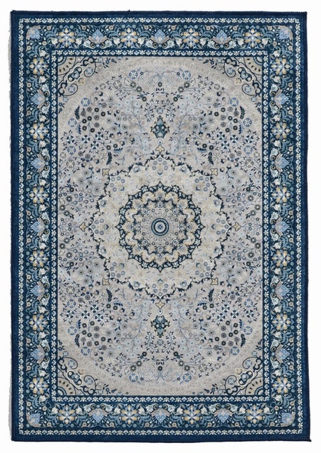 Linon Emerald Paulson 5' x 7' Area Rug, Cream