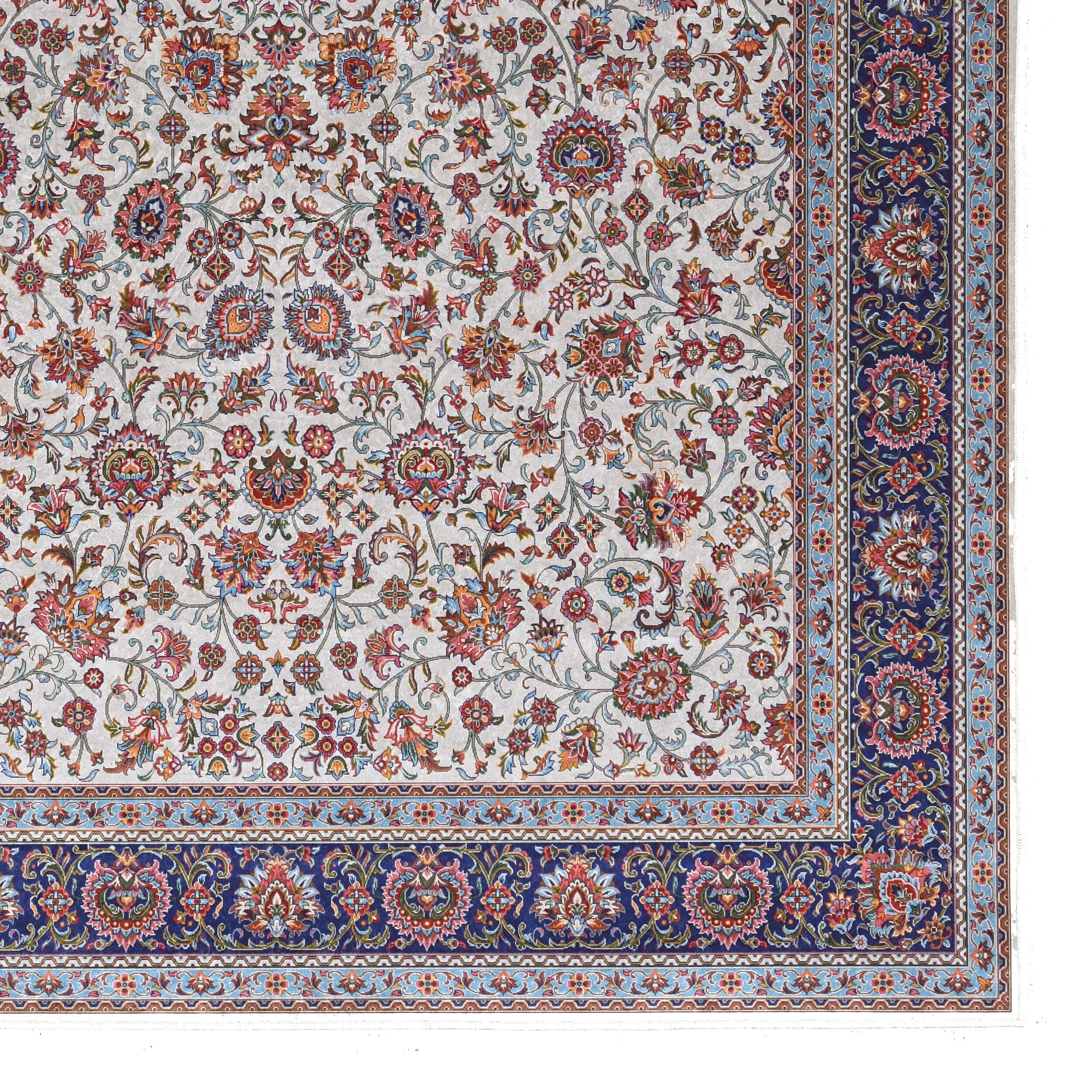 Linon Emerald Ritchie 2'2" x 3'2" Area Rug, Ivory, large
