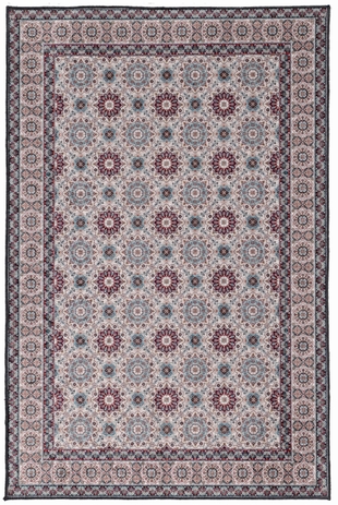 Linon Emerald Charlotte 3'3" x 5' Area Rug, Ivory, large