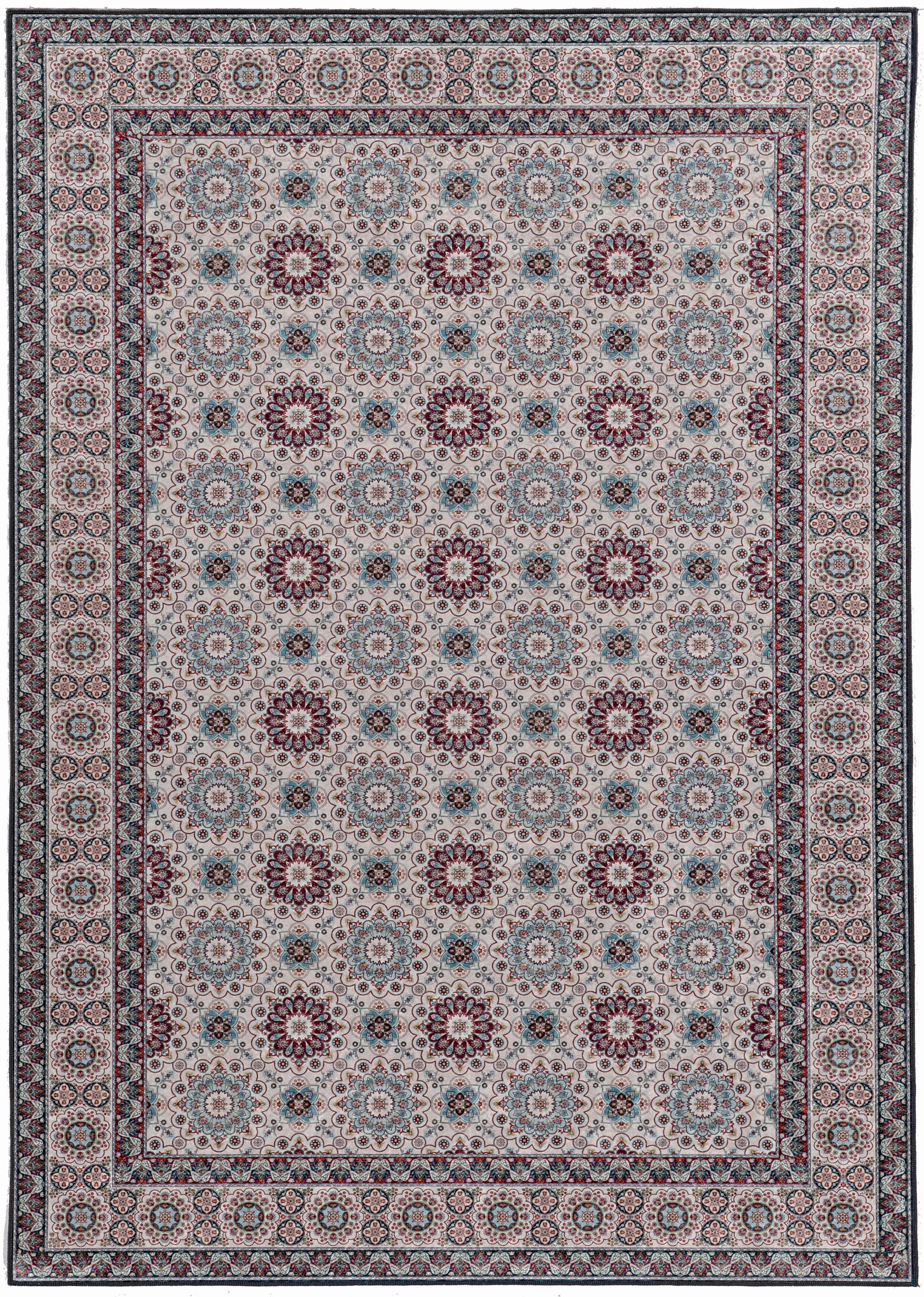 Linon Emerald Charlotte 2'2" x 3'2" Area Rug, Ivory, large