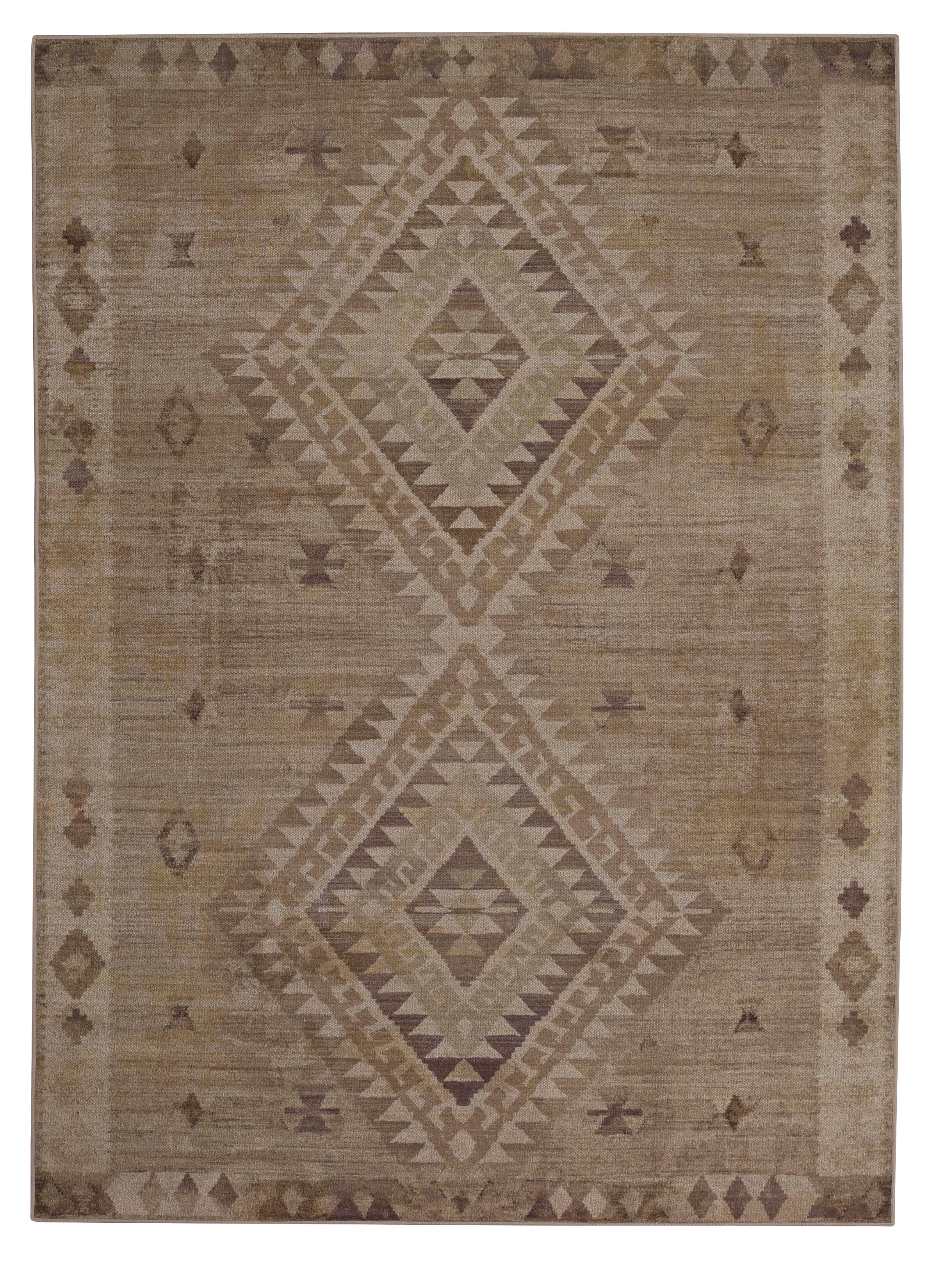 Linon Oakland Calhoun 3' x 5'  Area Rug, Sand, large