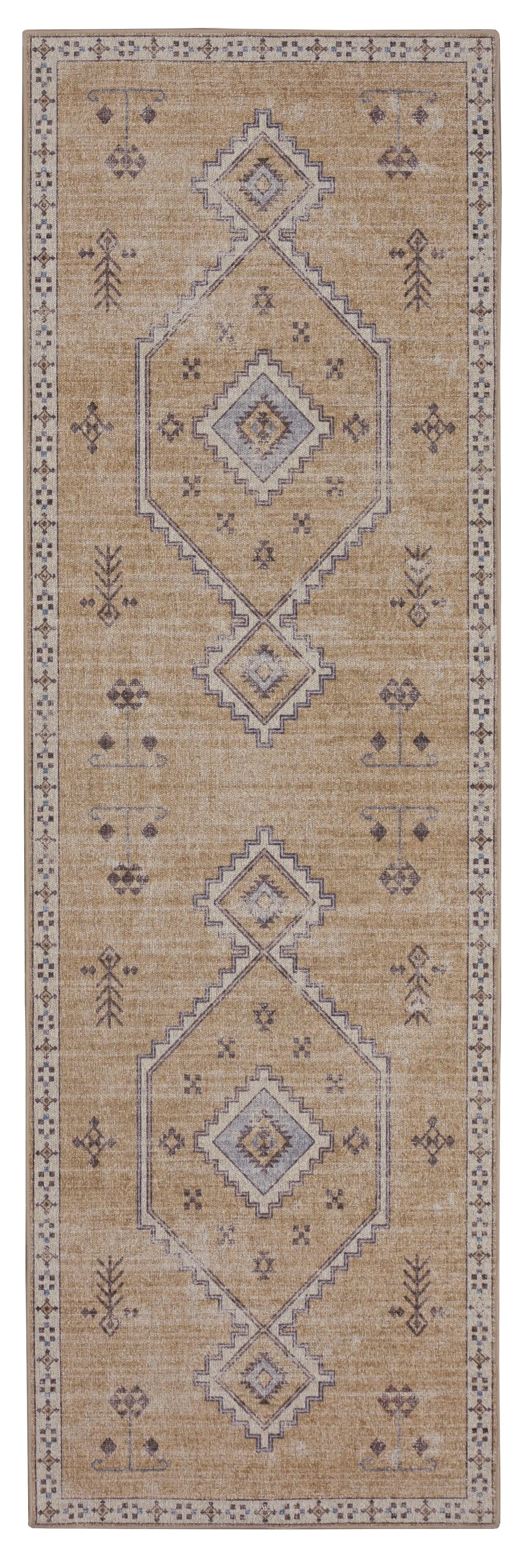 Linon Oakland Haden 2'6" x 8'  Runner Rug, Sand, large