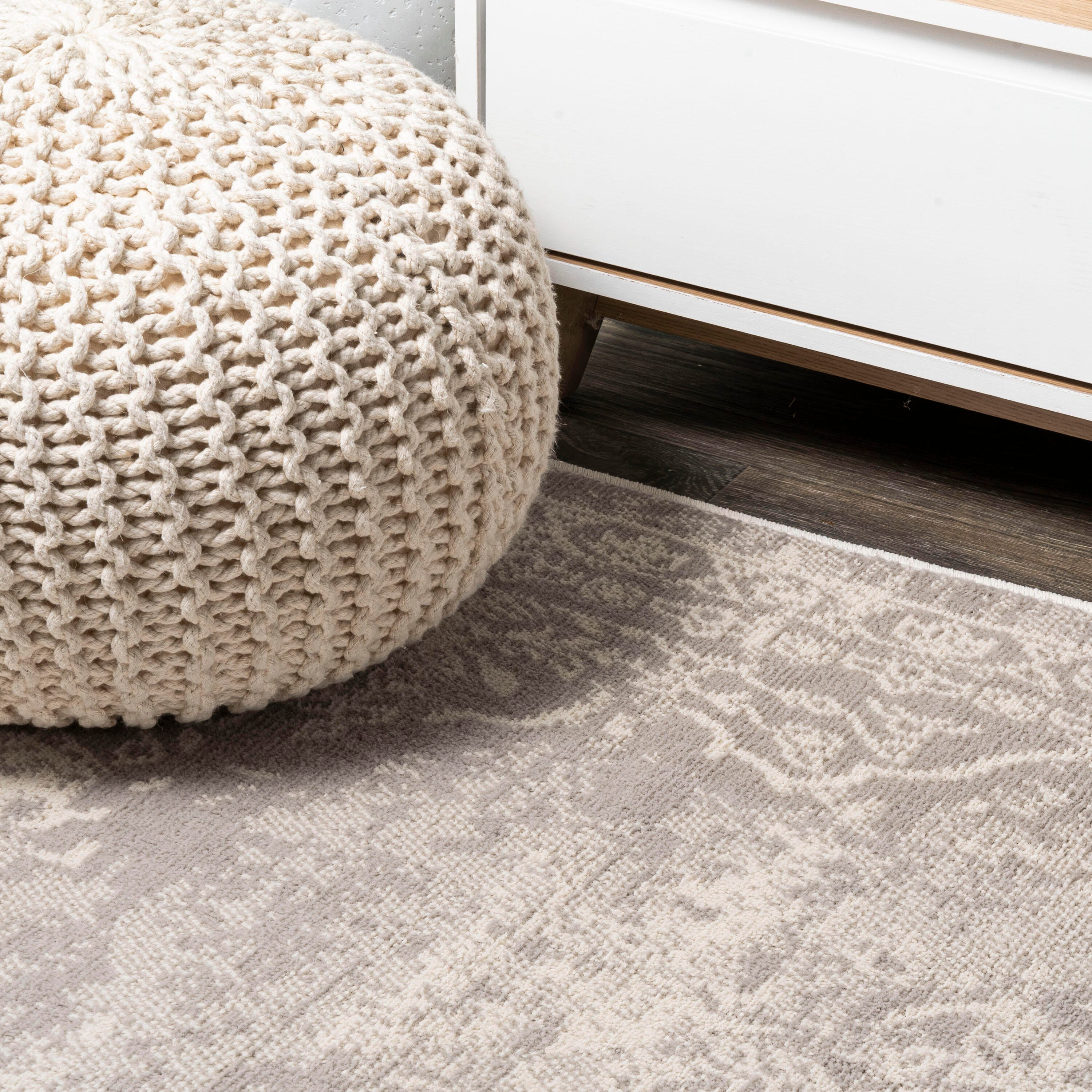 Jonathan Y Alhambra 2' x 8' Runner Rug, Ivory, large