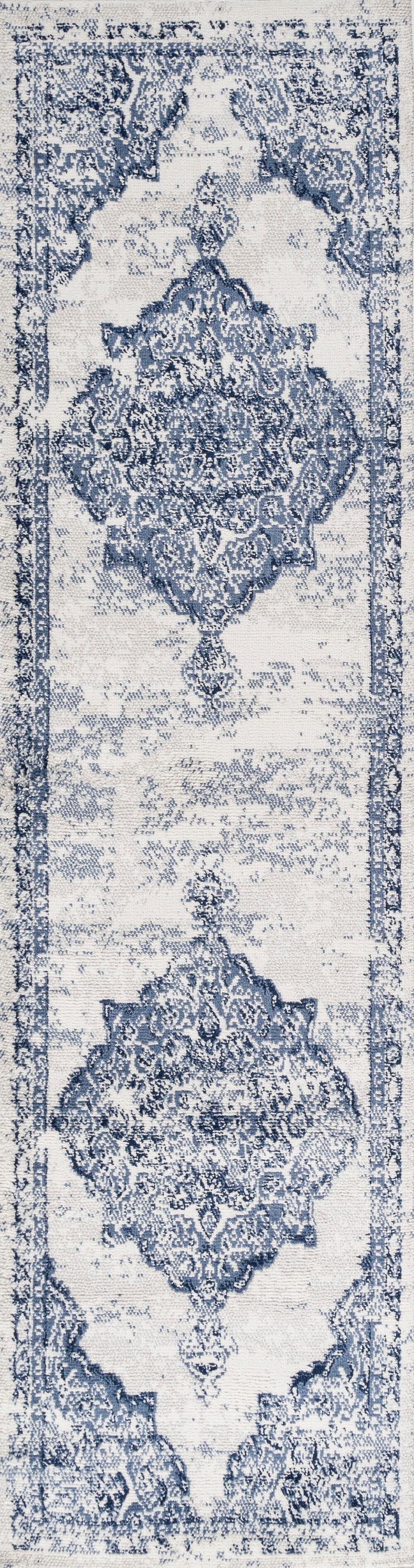 Jonathan Y Alhambra 2' x 8' Runner Rug, Blue, large