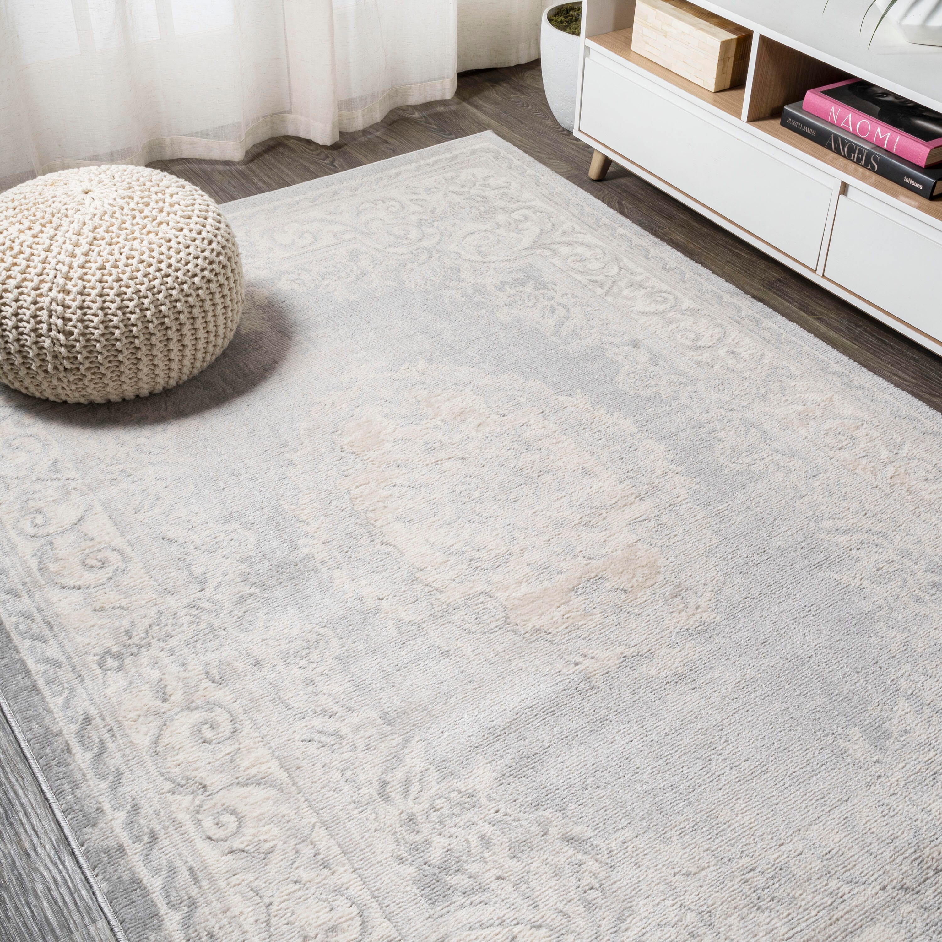 Jonathan Y Rosalia 3' x 5' Area Rug, Gray, large