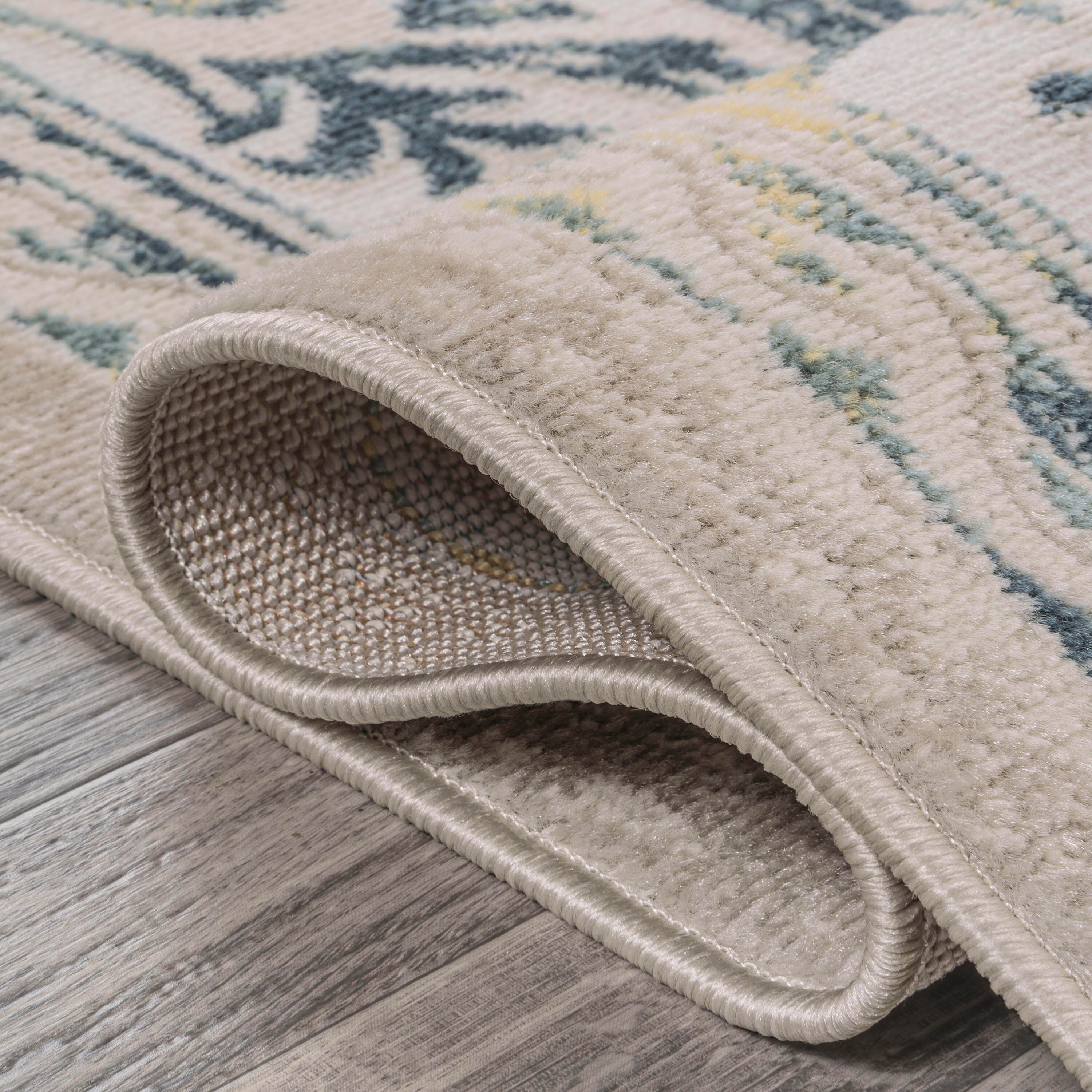 Jonathan Y Rosalia 3' x 5' Area Rug, Navy/Ivory, large
