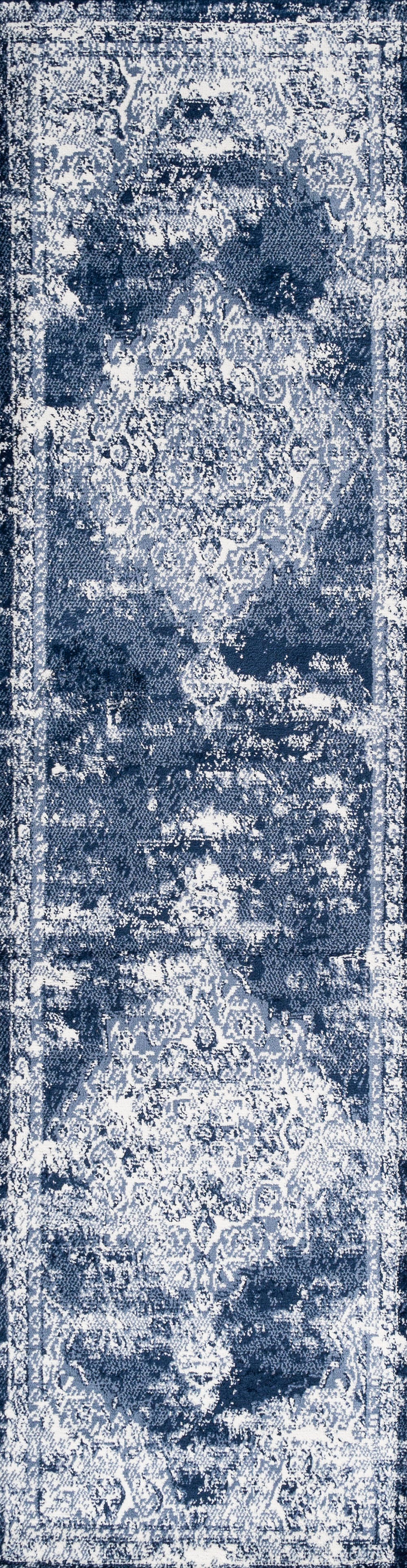Jonathan Y Alhambra 2' x 8' Runner Rug, Blue, large