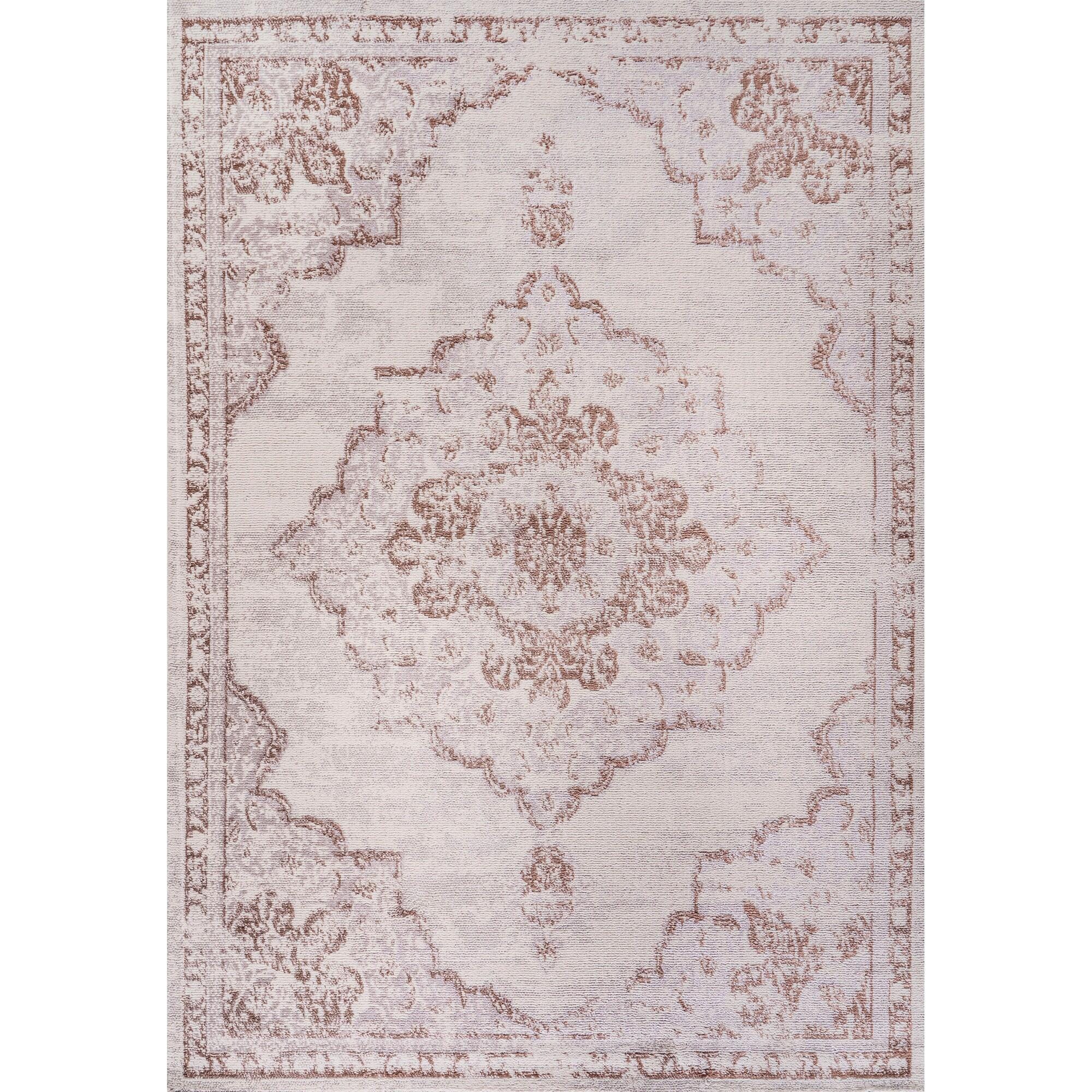 Jonathan Y Alhambra 3' x 5' Area Rug, Cream/Red, large
