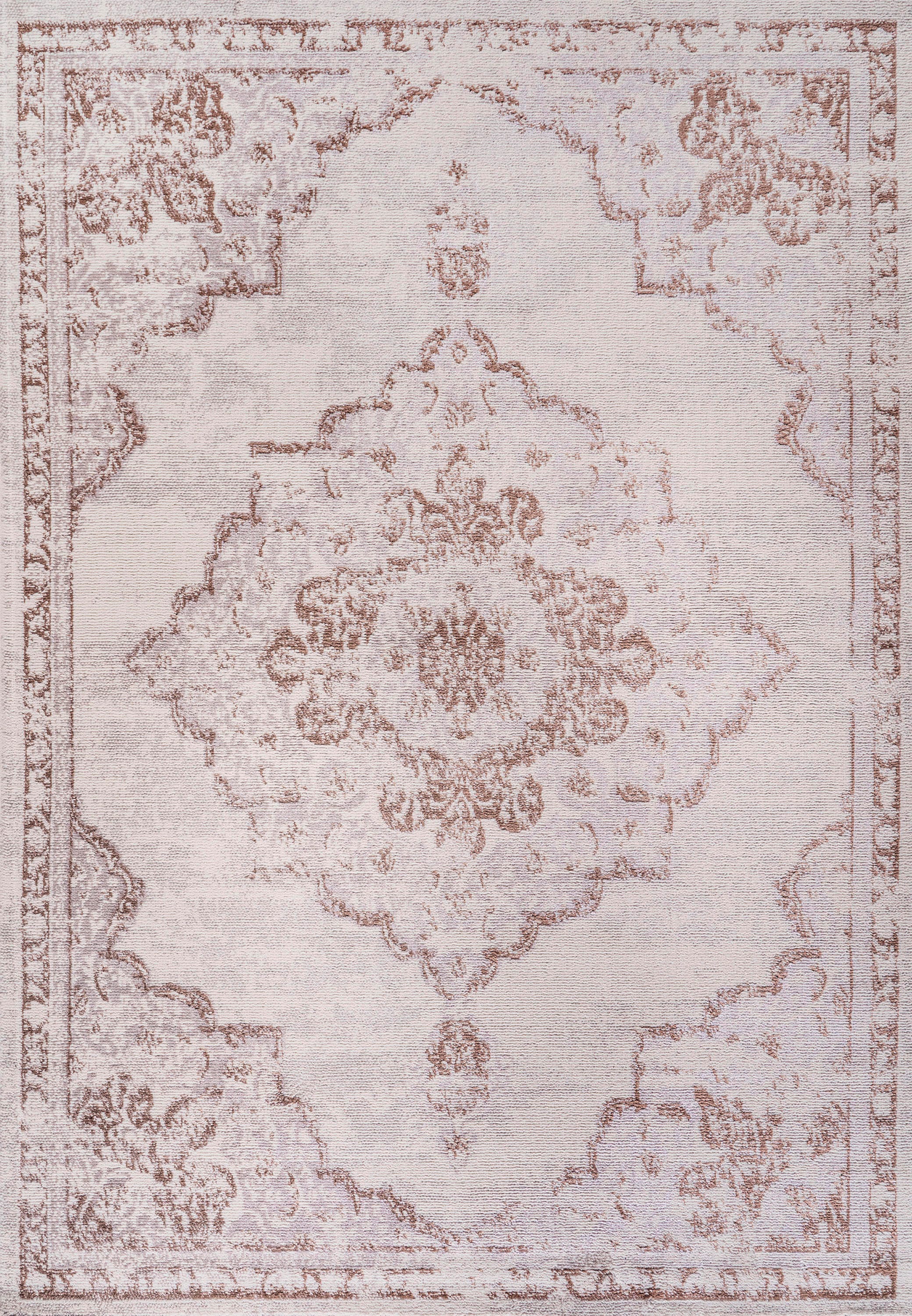 Jonathan Y Alhambra 5' x 8' Area Rug, Cream/Red, large