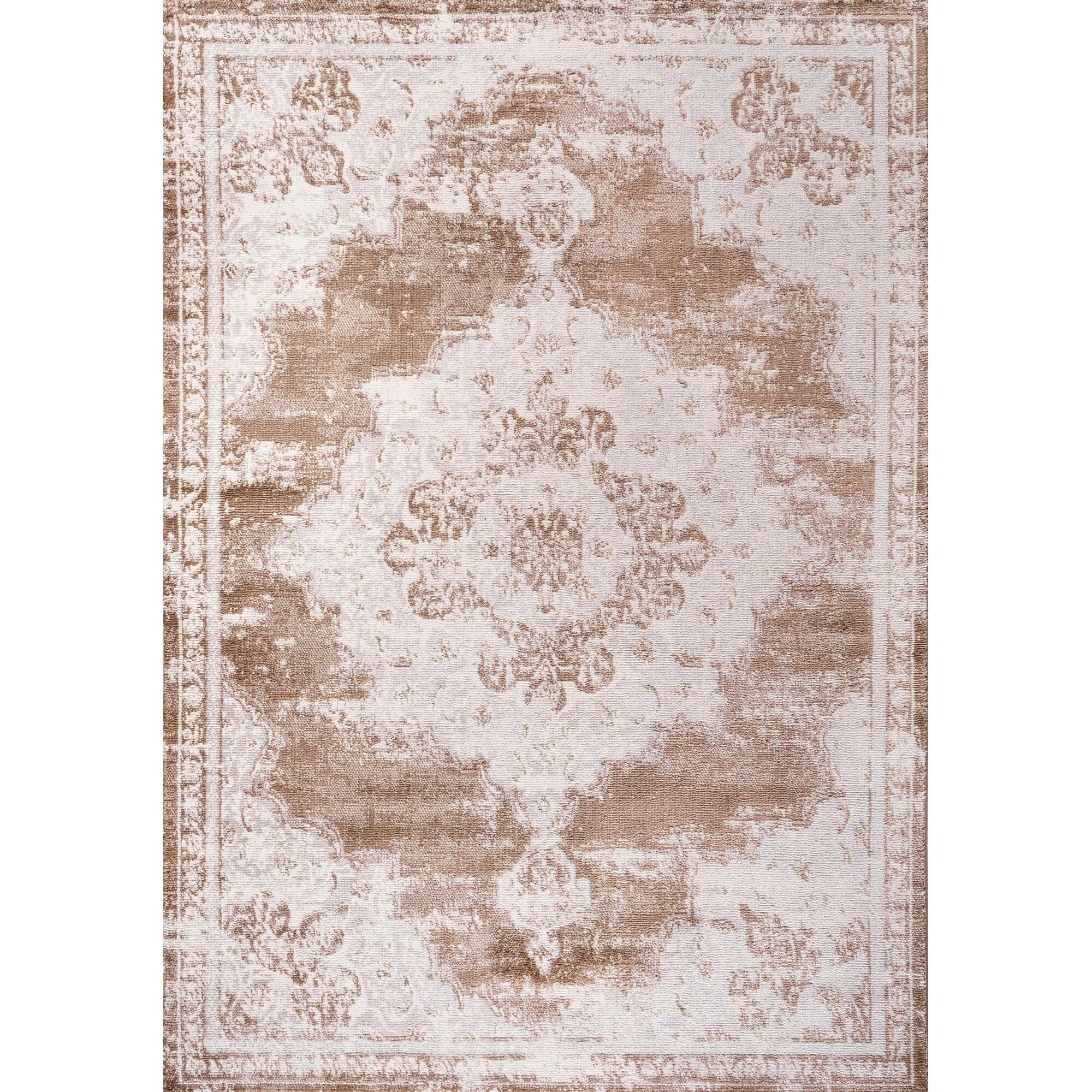 Jonathan Y Alhambra 8' x 10' Area Rug, Brown/Cream, large
