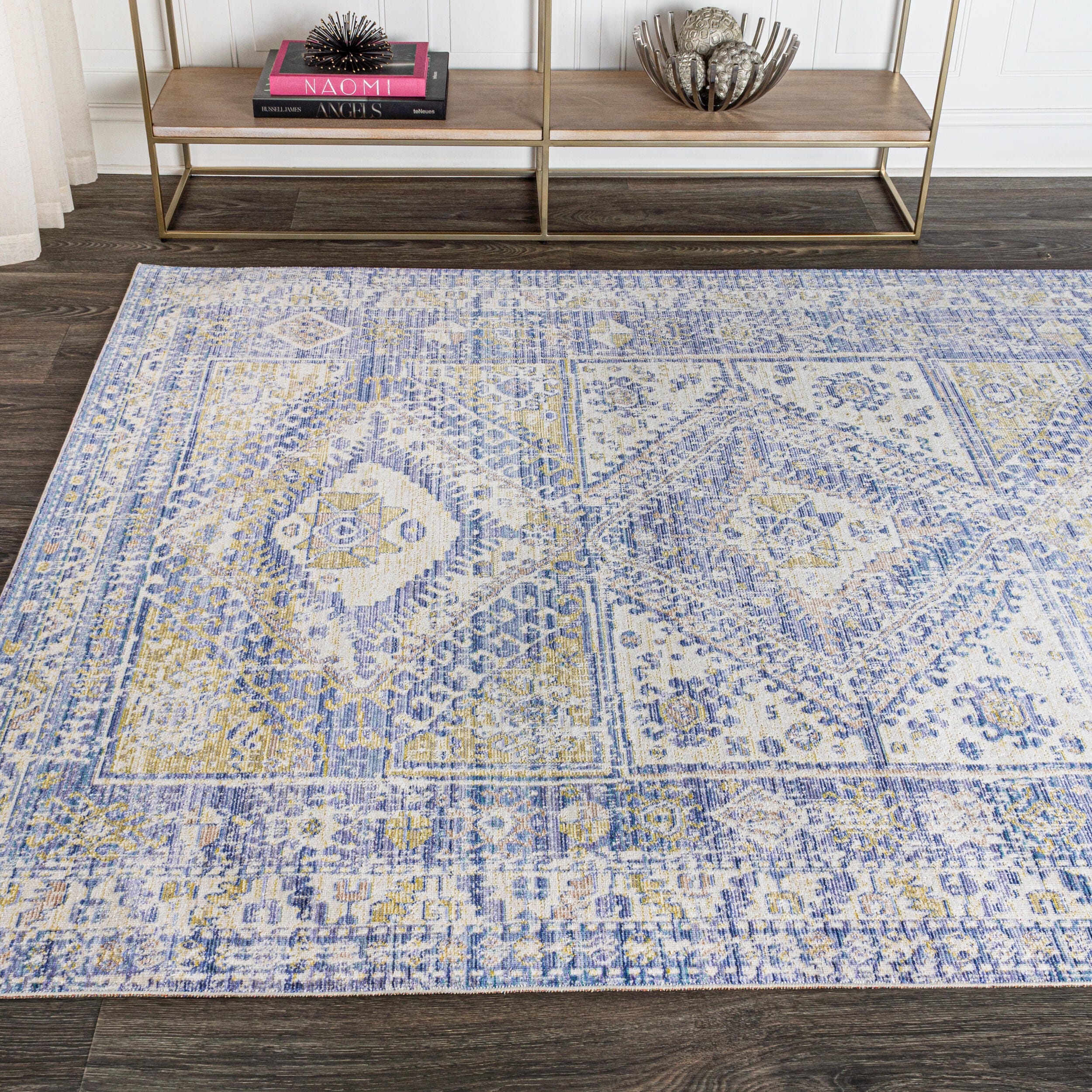 Jonathan Y Darija 4' x 6' Area Rug, Blue, large