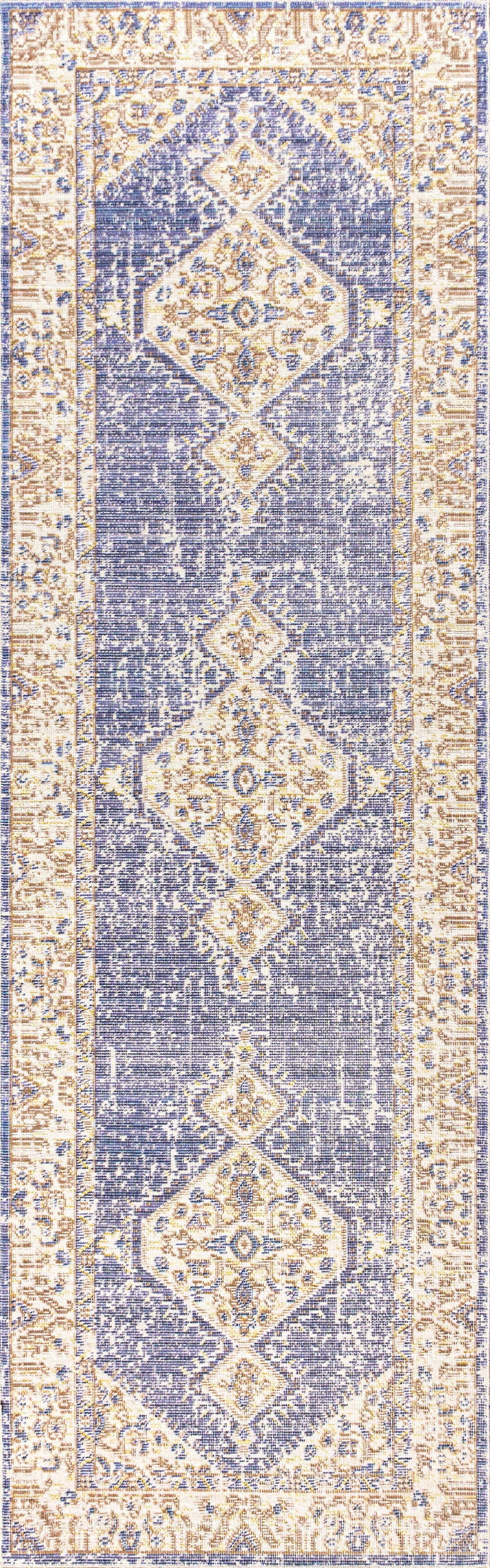 Jonathan Y Lila 2' x 8' Runner Rug, Purple, large