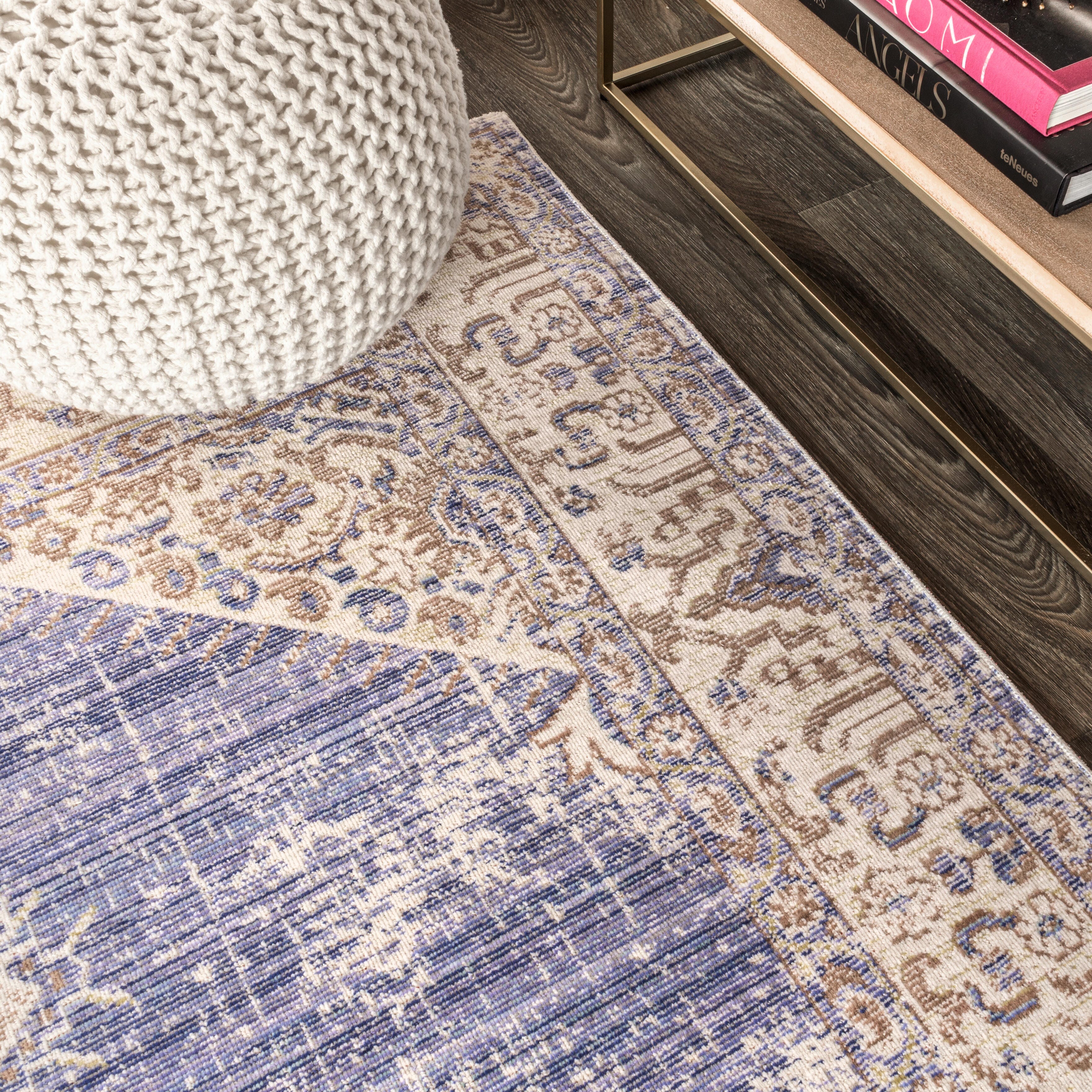 Jonathan Y Lila 4' x 6' Area Rug, Purple, large