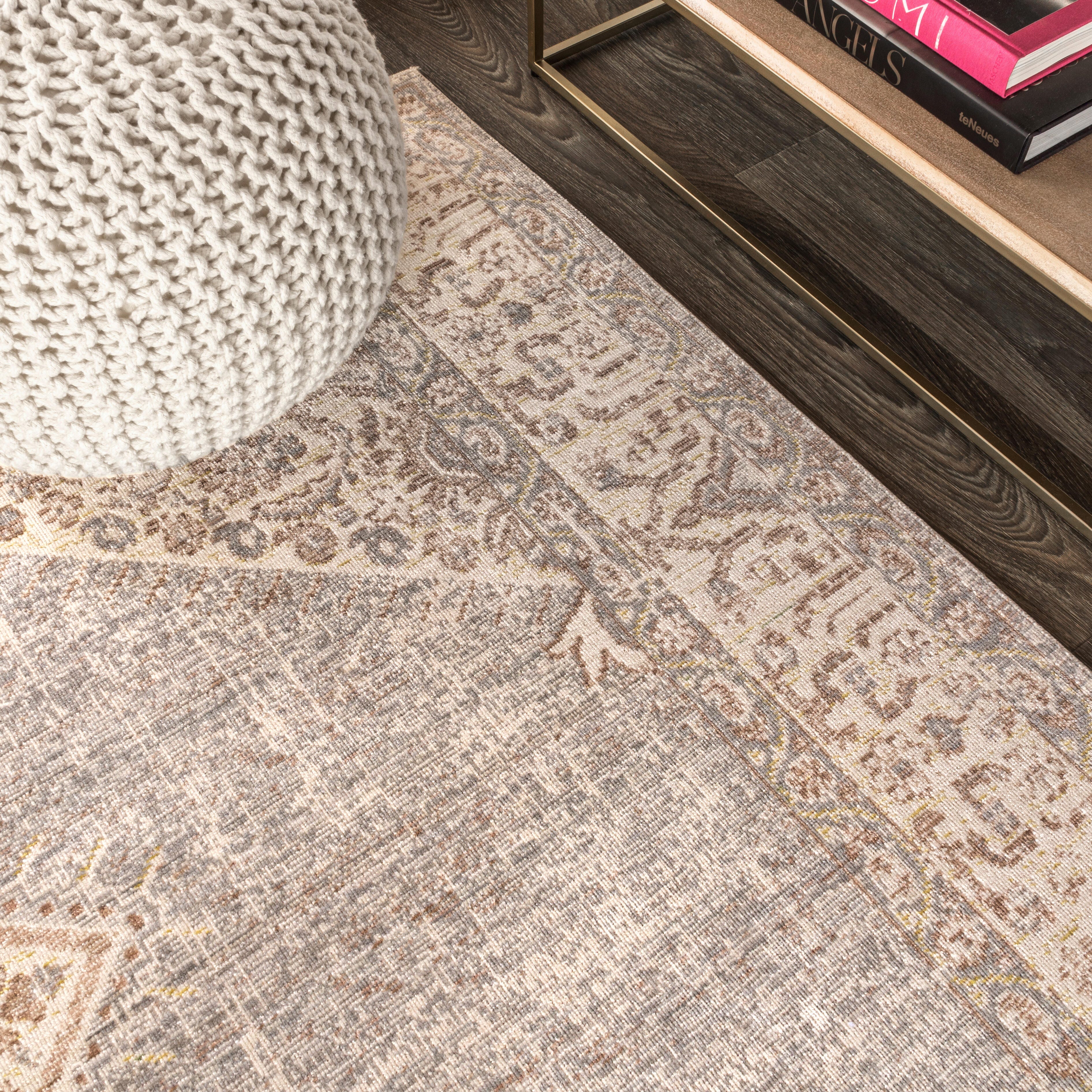 Jonathan Y Lila 8' x 10' Area Rug, Gray, large