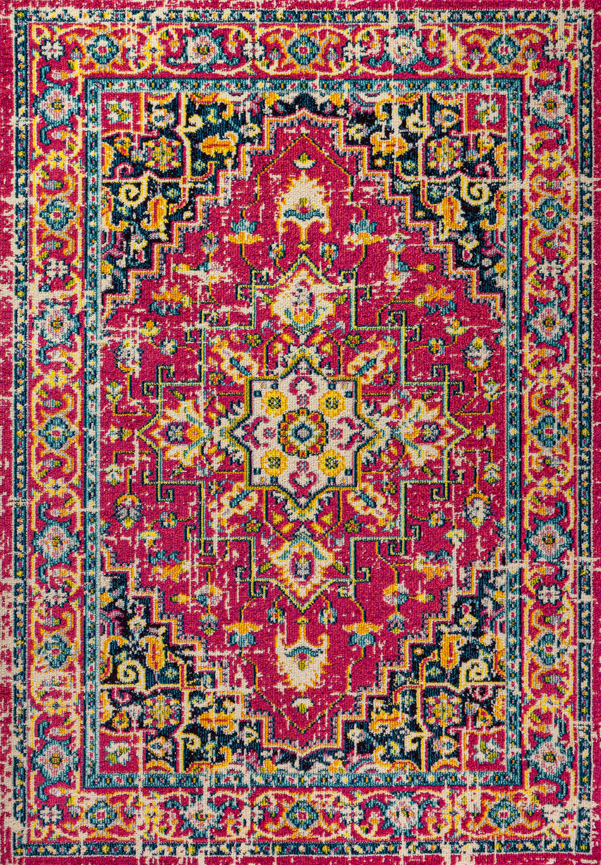 Jonathan Y Brooklyn 3' x 5' Area Rug, Red/Pink, large