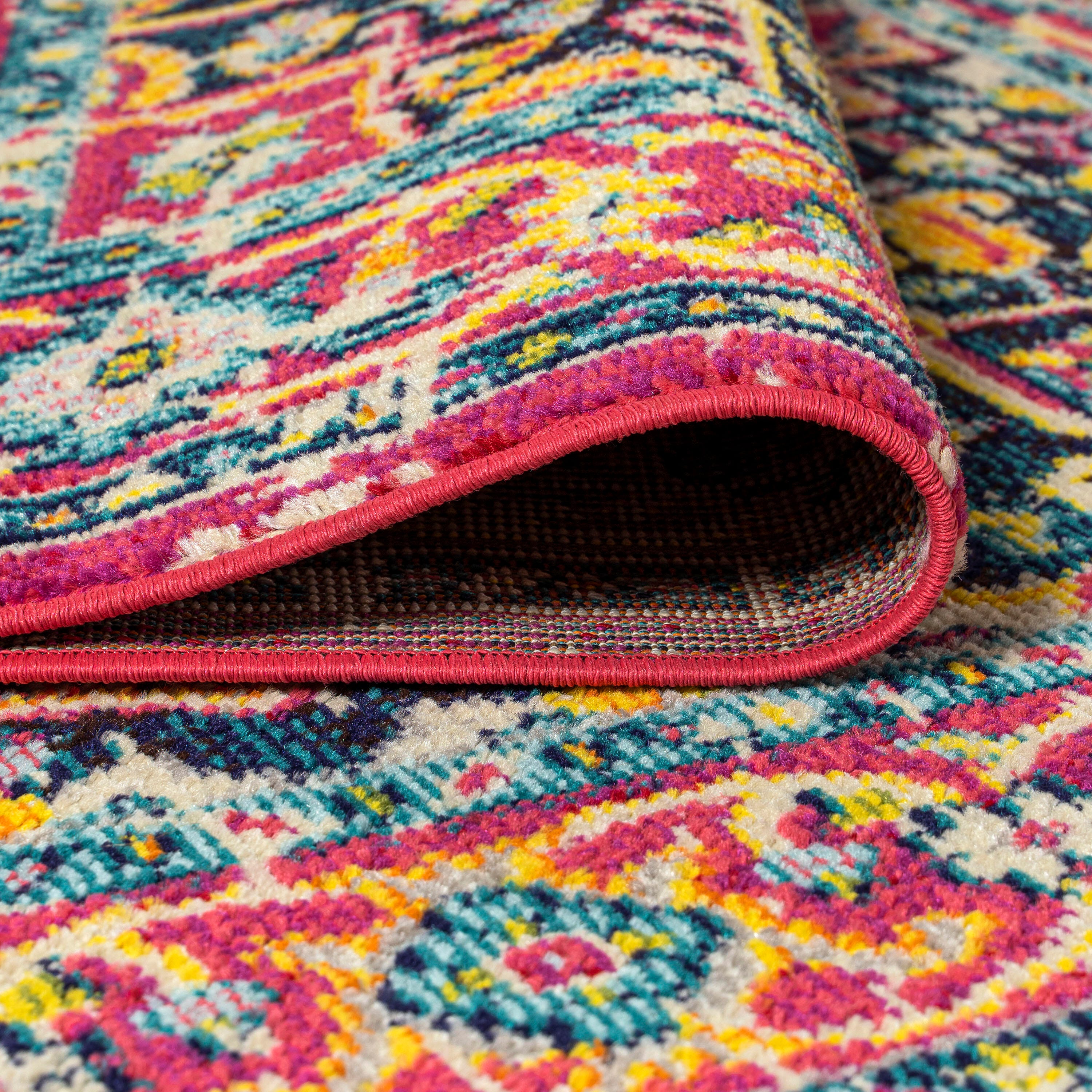 Jonathan Y Brooklyn 4' x 6' Area Rug, Red/Pink, large