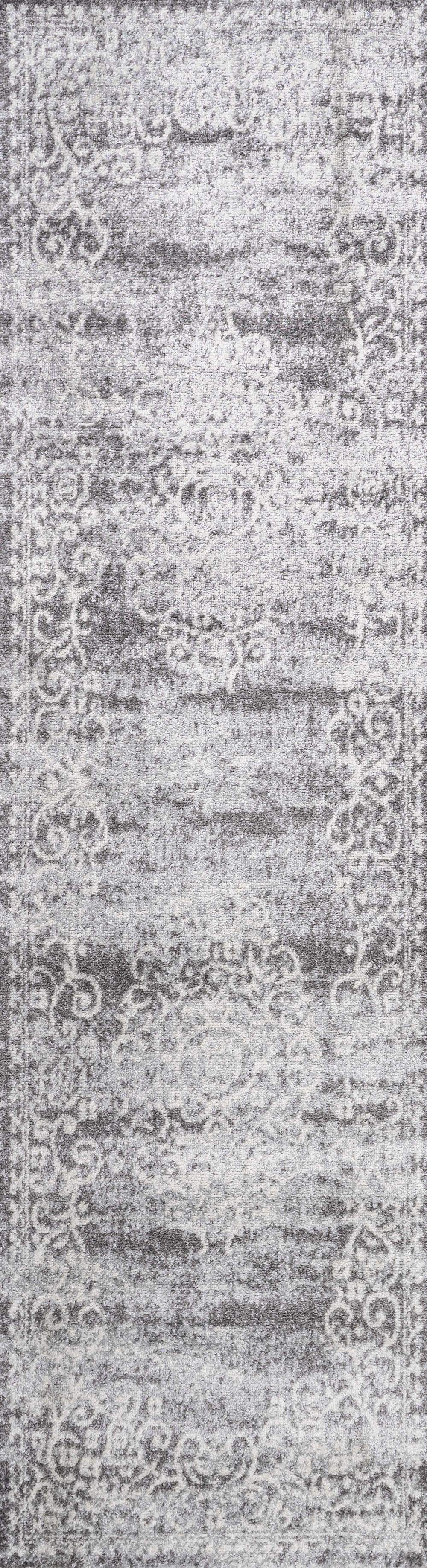 Jonathan Y Minori Filigree 2' x 8' Area Rug, Gray, large