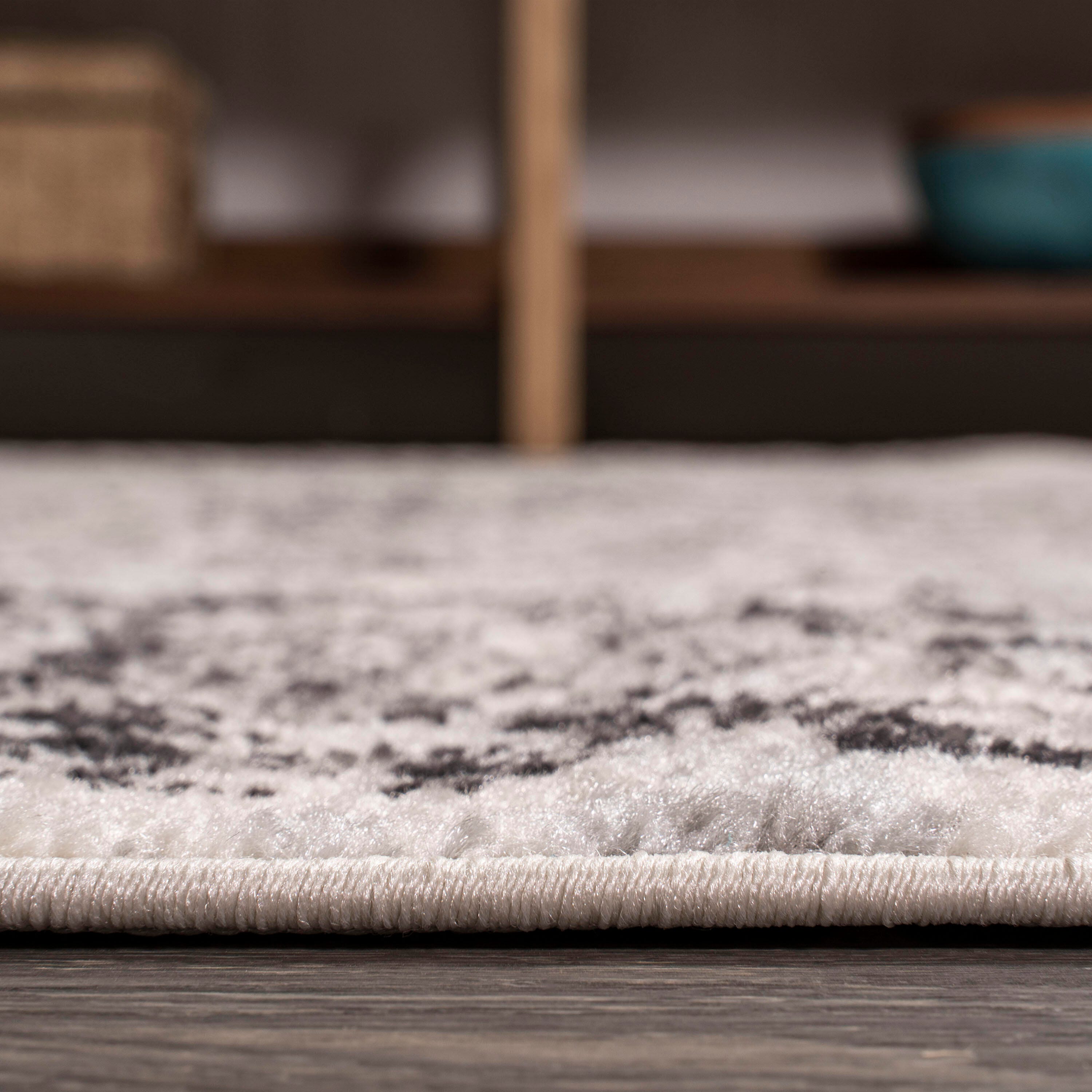 Jonathan Y Minori Filigree 5' x 8' Area Rug, Gray, large